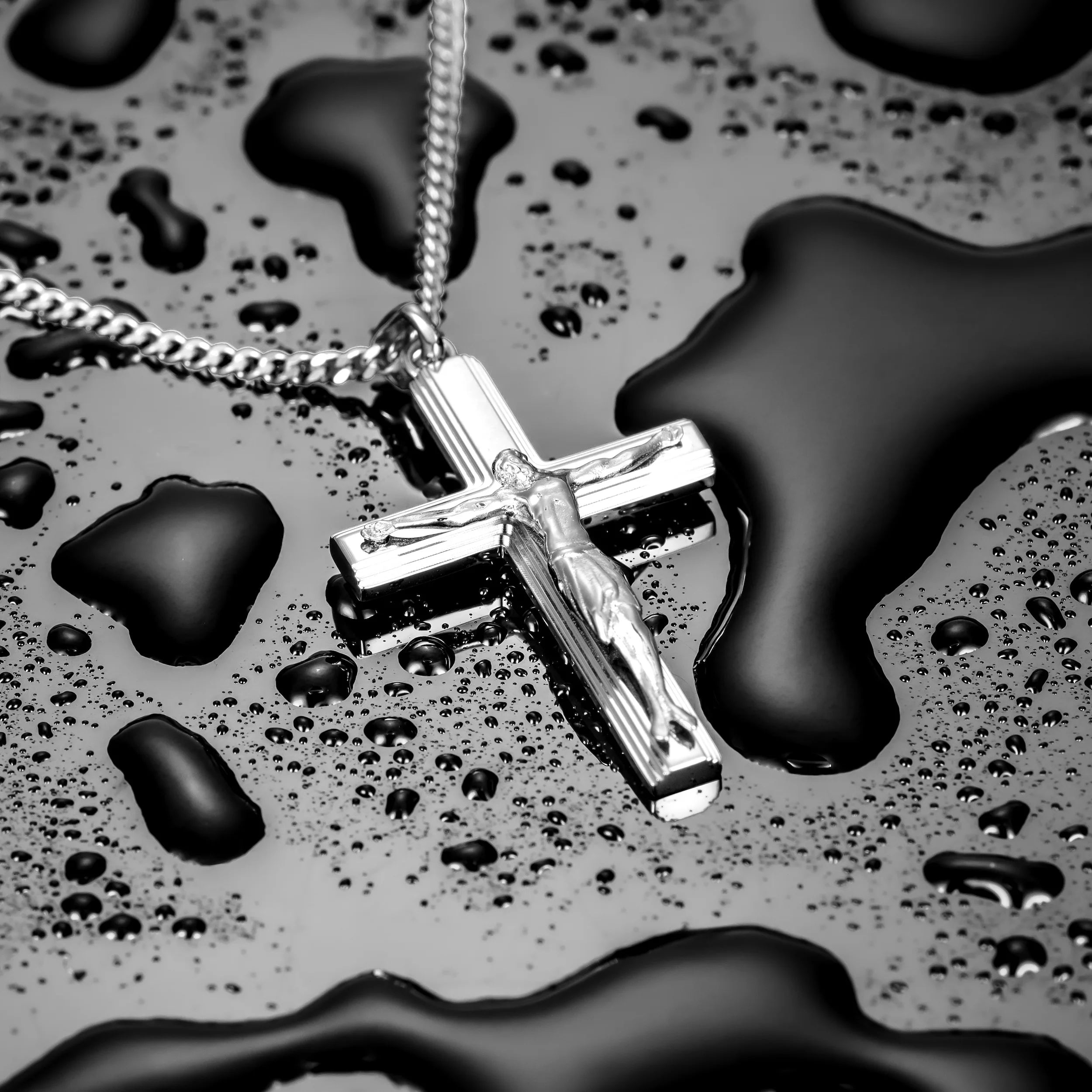 Crucifix Pendant - Silver、mySite、botmansion