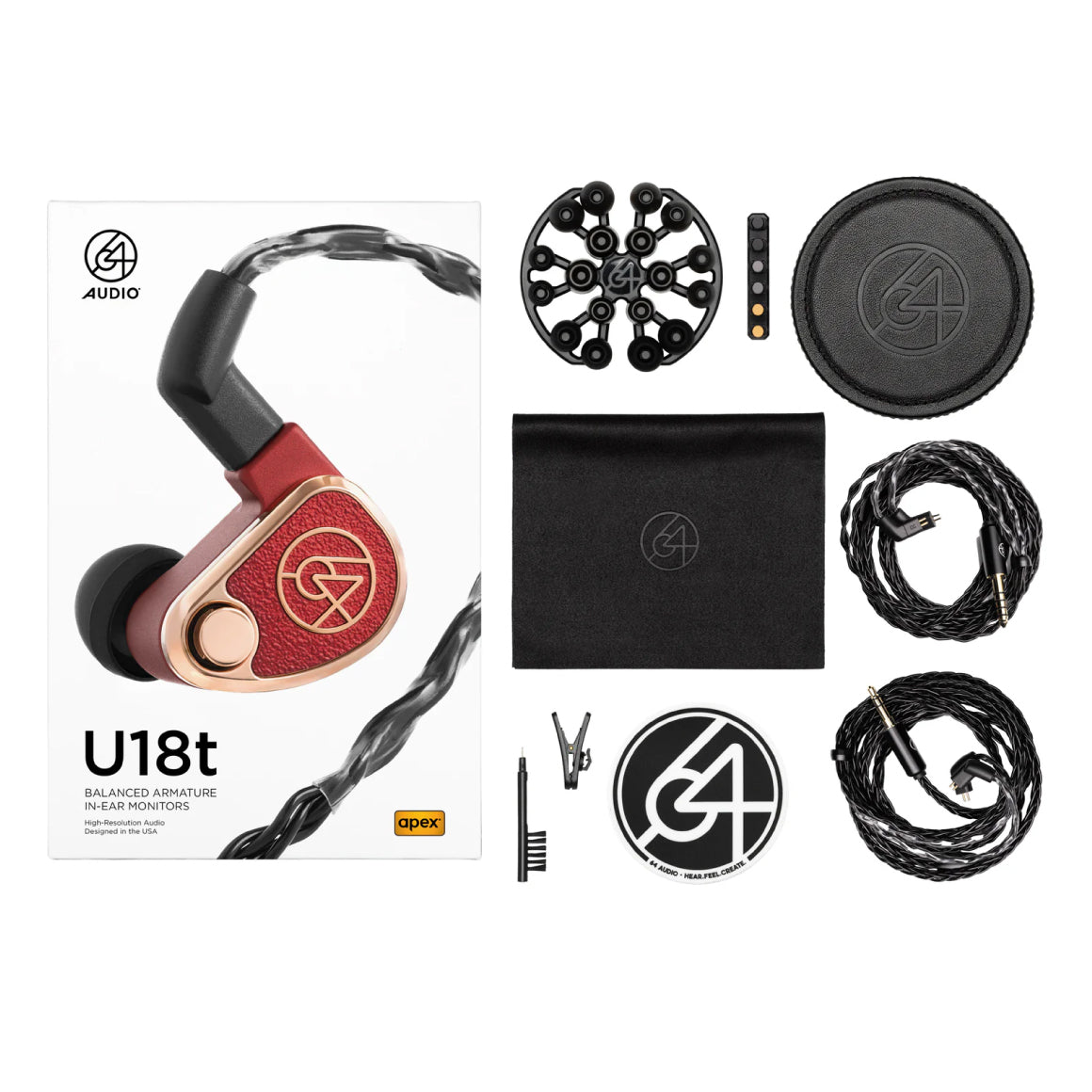  64 Audio - U18t、mySite、merchandisen