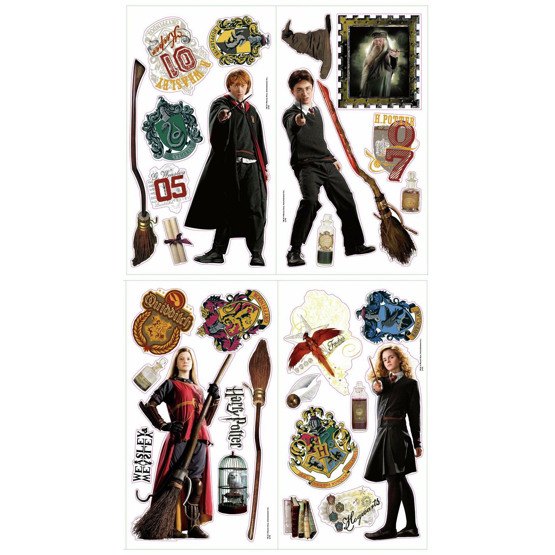  Harry Potter Wall Sticker Decals、mySite、ghnorth