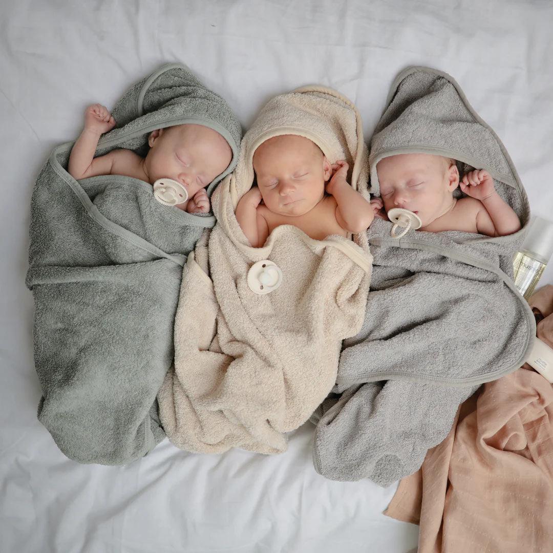  Mushie Hooded Towel - Moss、mySite、merchandisen