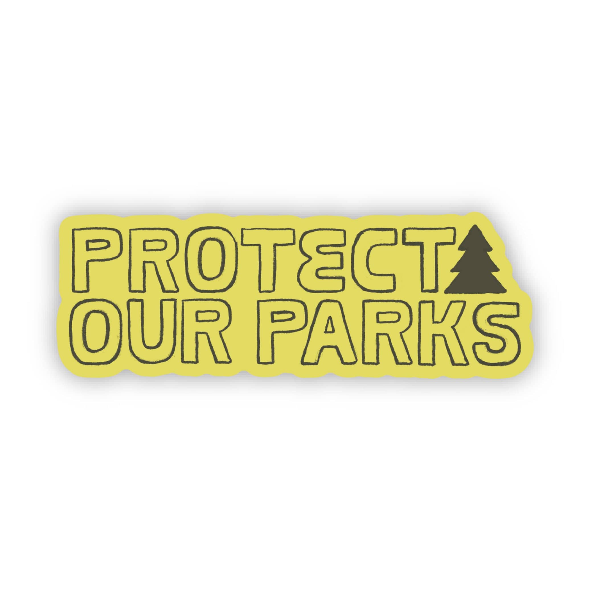  Protect Our Parks Yellow Sticker、mySite、elrpsem3k