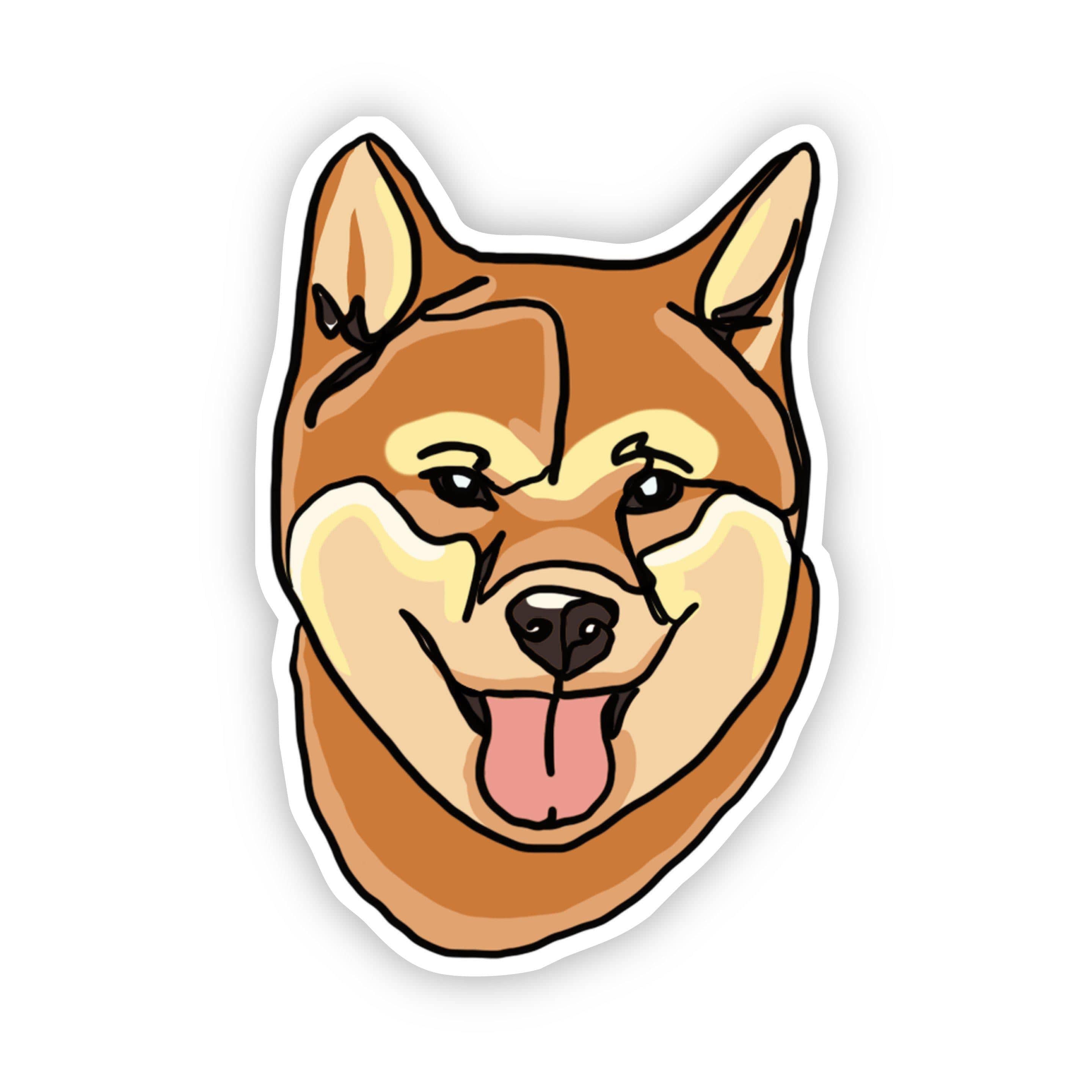  Shiba Inu Dog Sticker、mySite、elrpsem3k