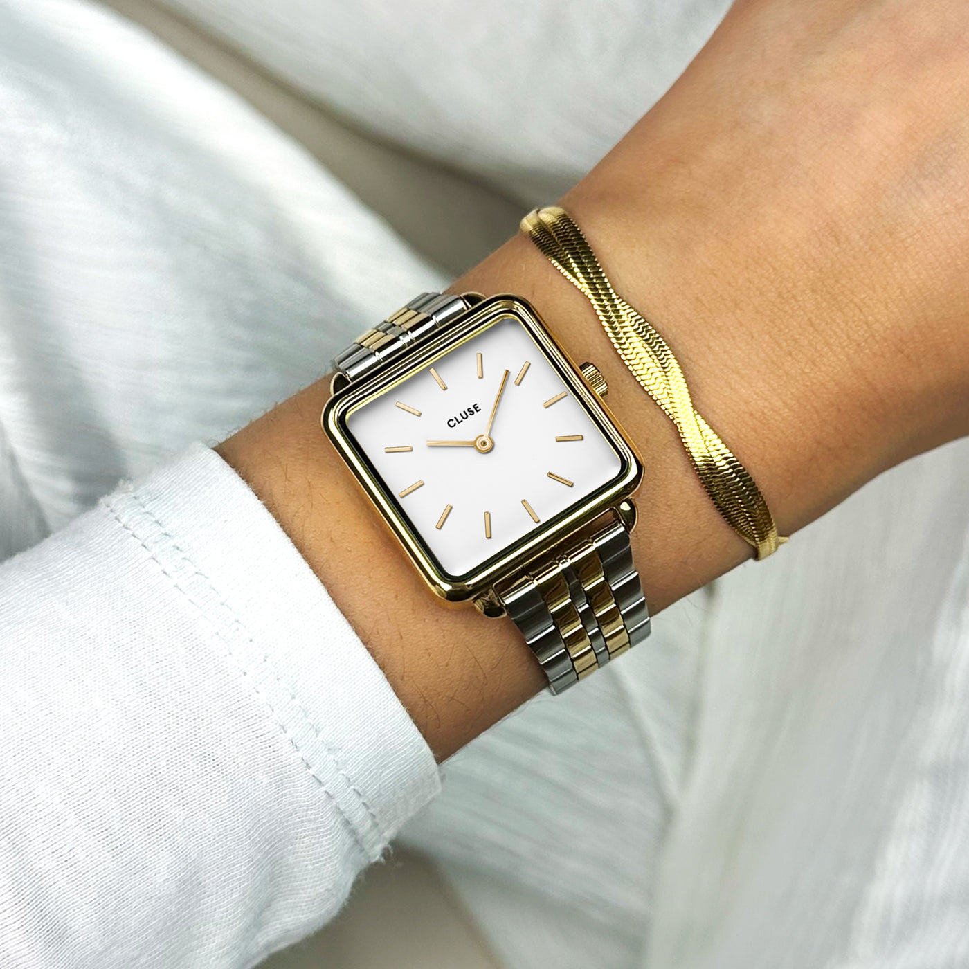  Strap 16 mm Steel 5-Link, Two-Tone