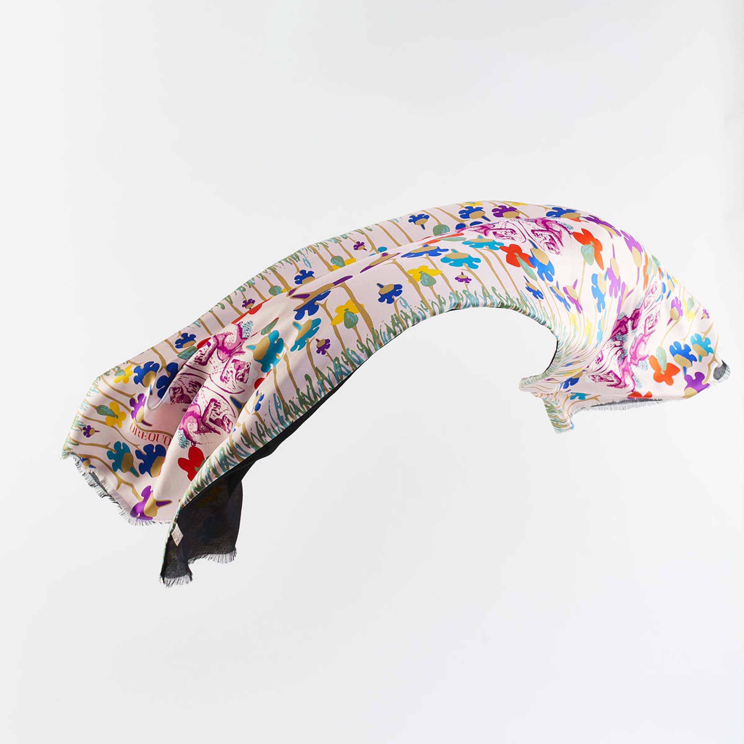 Silk and Cashmere Stole CLARSACH by Orequo、mySite、neckold