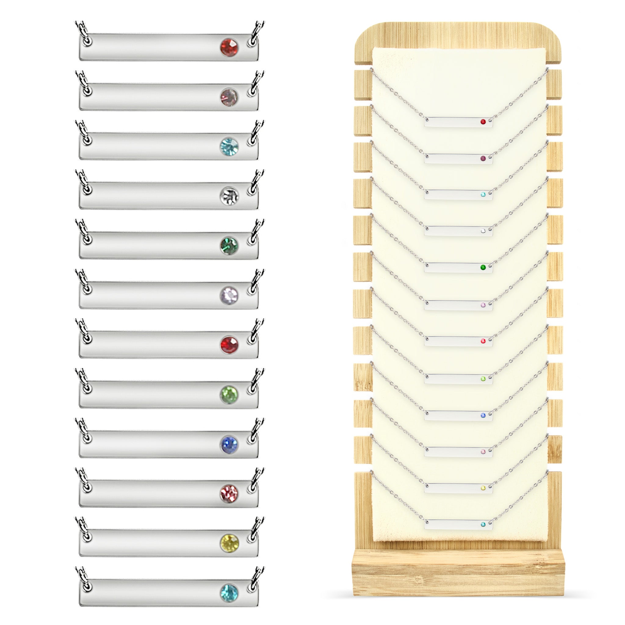 12 Unit Necklace/Bracelet Jewelry Display / DSP0014、mySite、dreamappss