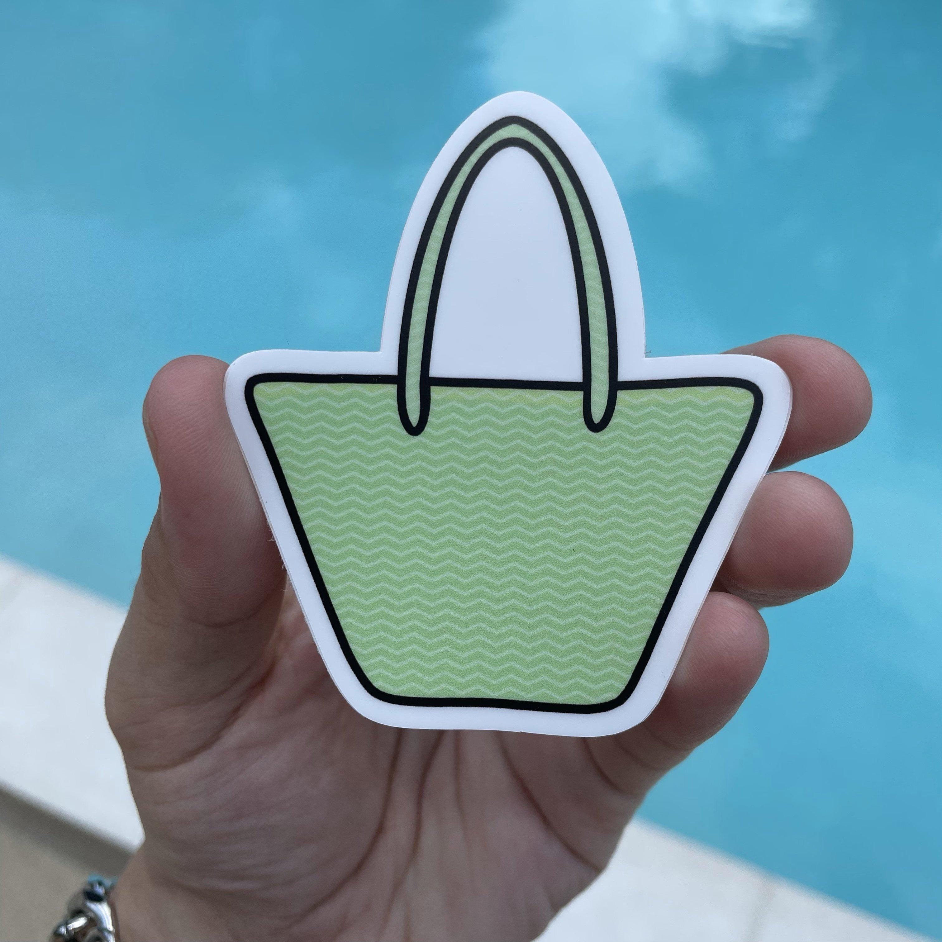  Green Purse Aesthetic Sticker、mySite、elrpsem3k