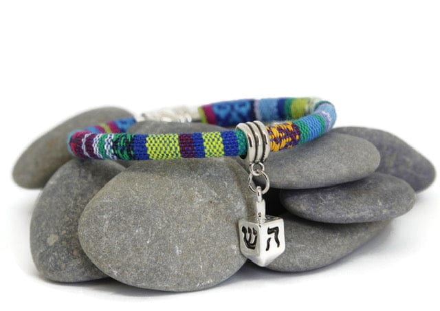 Dreidel Woven Cotton Bracelet、mySite、topwebapps