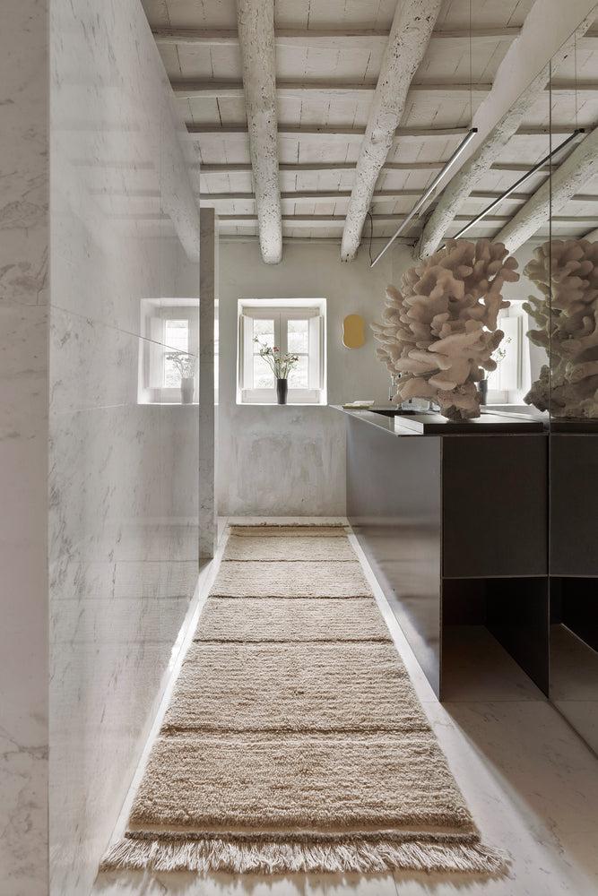 WOOL RUNNER RUG STEPPE - SHEEP BEIGE、mySite、gigharbornorthrealestate