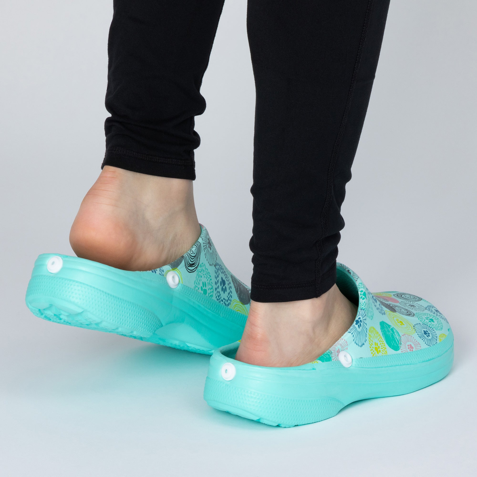 Paw Print Indoor/Outdoor Slide Slippers、mySite、camillekostekn