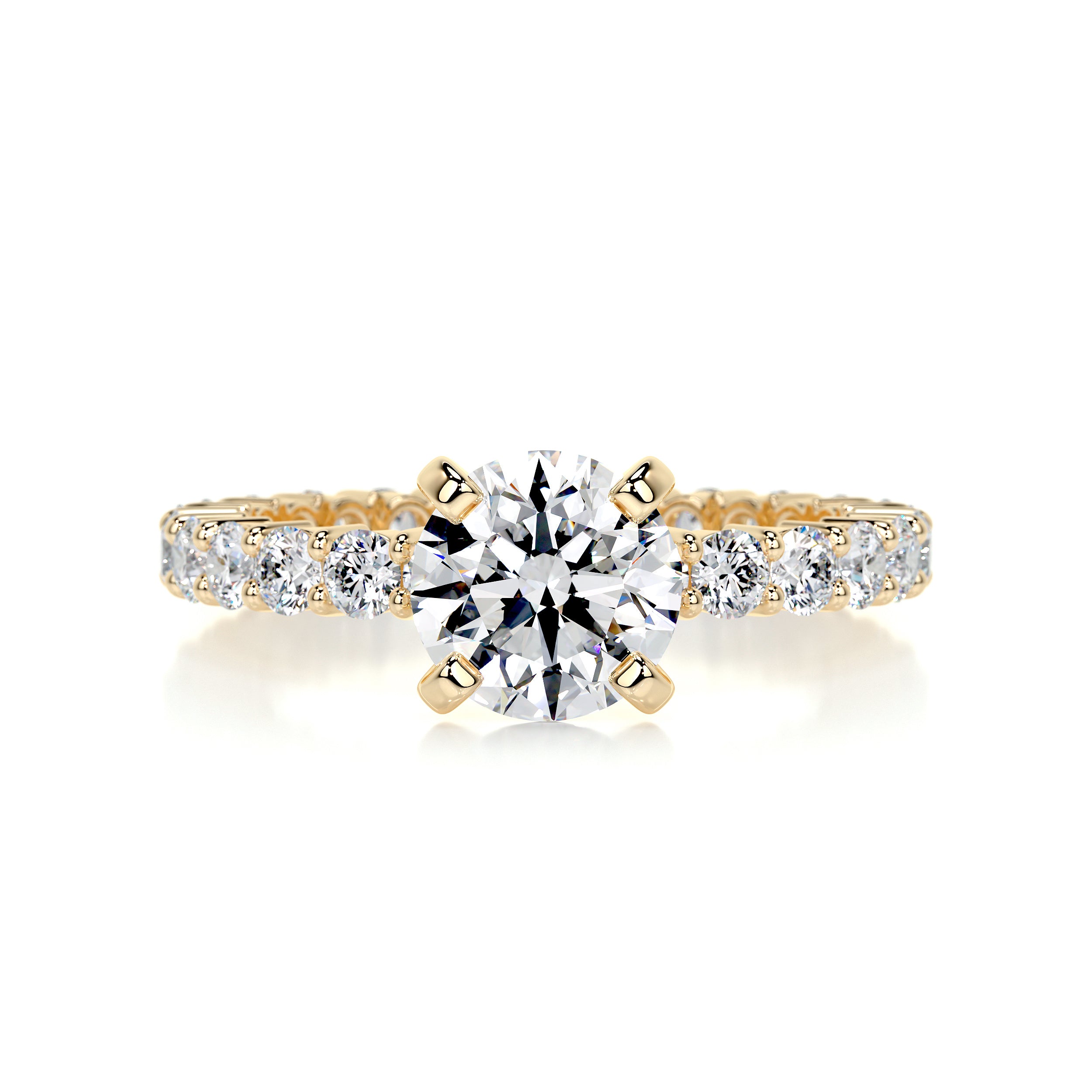 Jenna Diamond Engagement Ring -18K Yellow Gold、mySite、hinf8tx79
