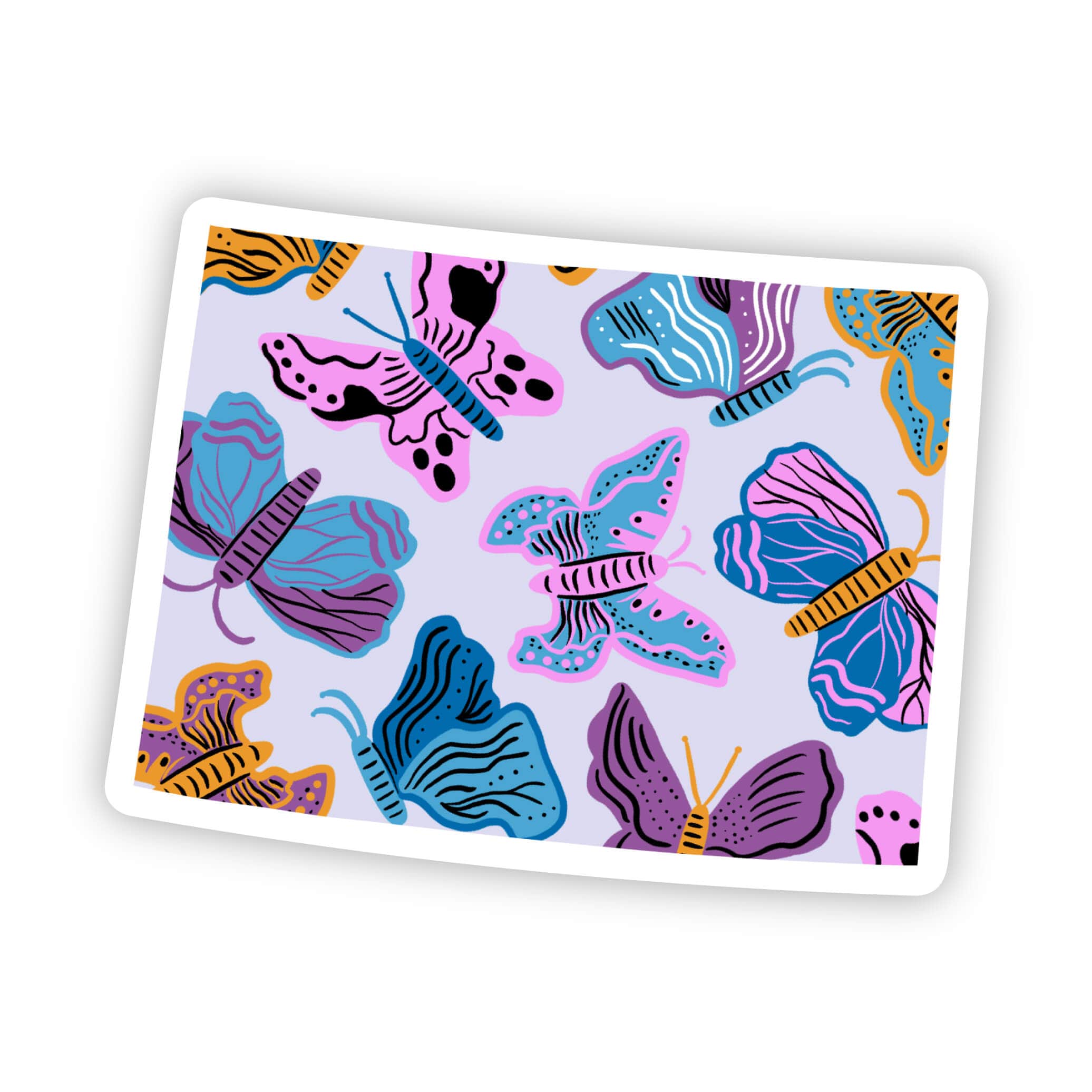  Colorado Sticker - Moth & Butterfly、mySite、ghnorth