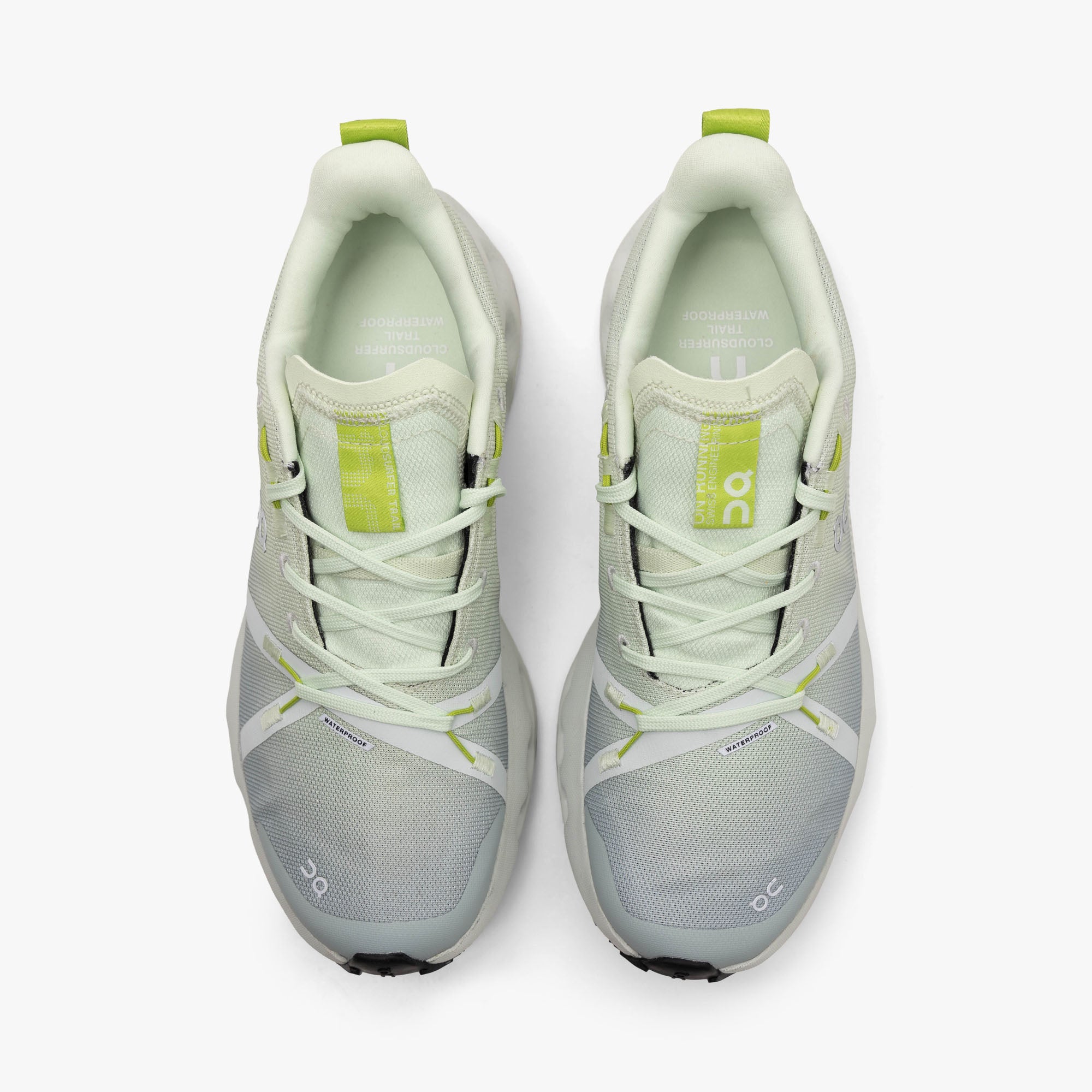  On Women's Cloudsurfer Trail WP Lima / Mineral、mySite、merchandisen