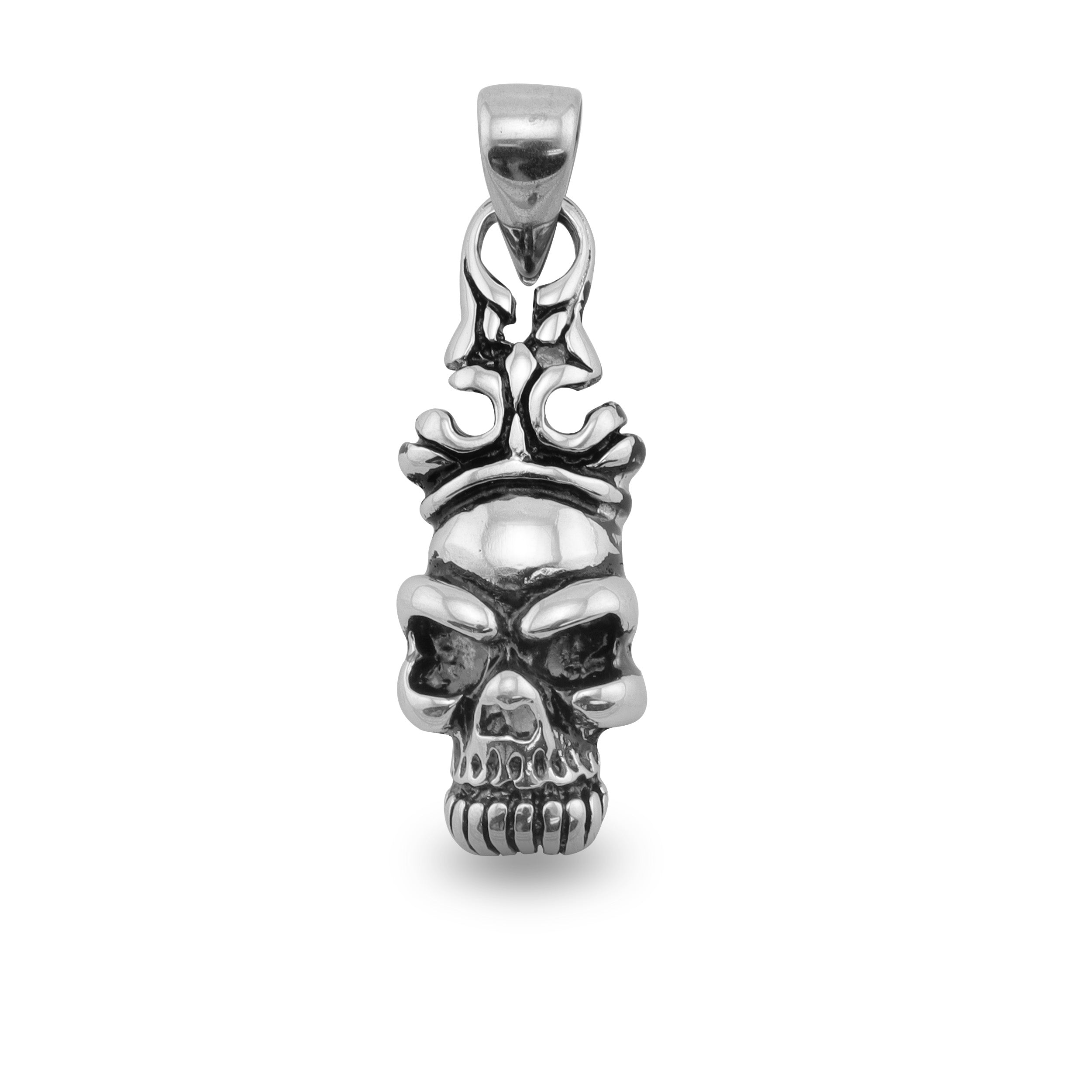 Stainless Steel Skull With Filigree Crown Pendant / PDC2016、mySite、dreamappss