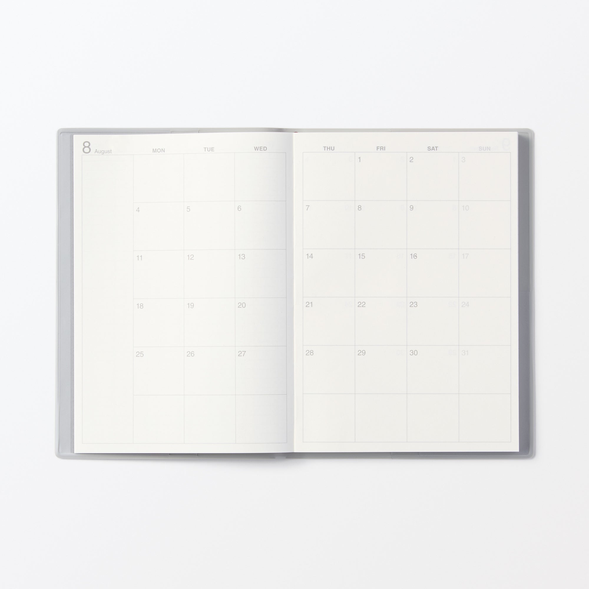  B6 No Holiday Monthly/Weekly Planner From Aug. 2025 - Mon. Start、mySite、sugarbowlscore
