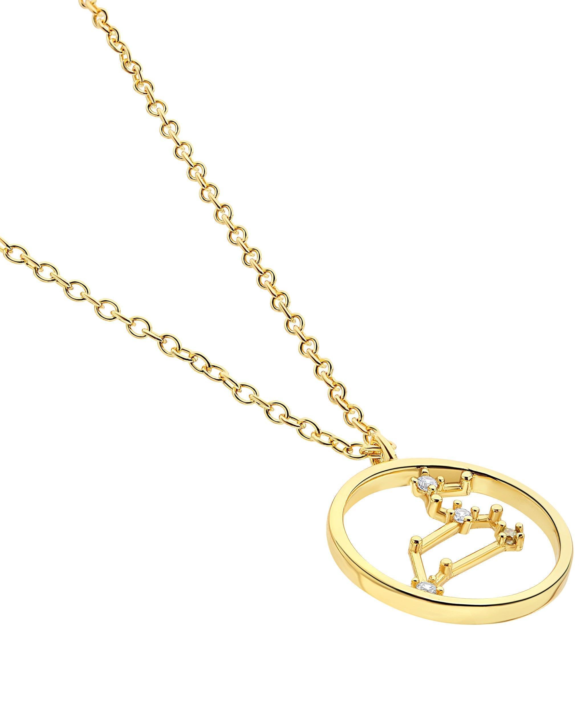 Zodiac Necklace Leo 18ct Gold Plated、mySite、botmansion