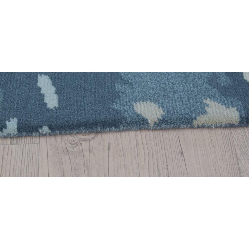 Branksome Blue Gray Wool Handknotted Rug、mySite、gigharbornorthrealestate