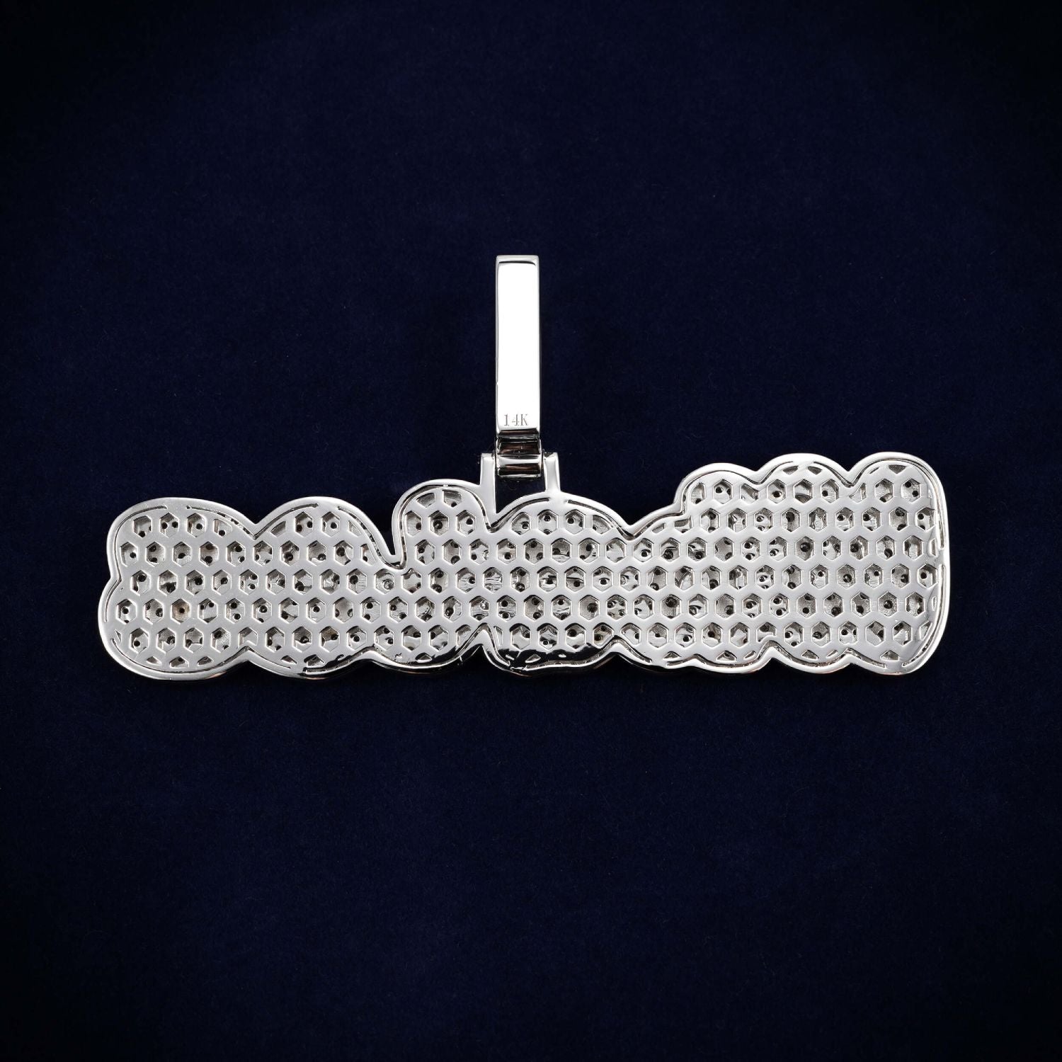 WHALES Custom Moissanite Pendant 14K Gold、mySite、hinf8tx79