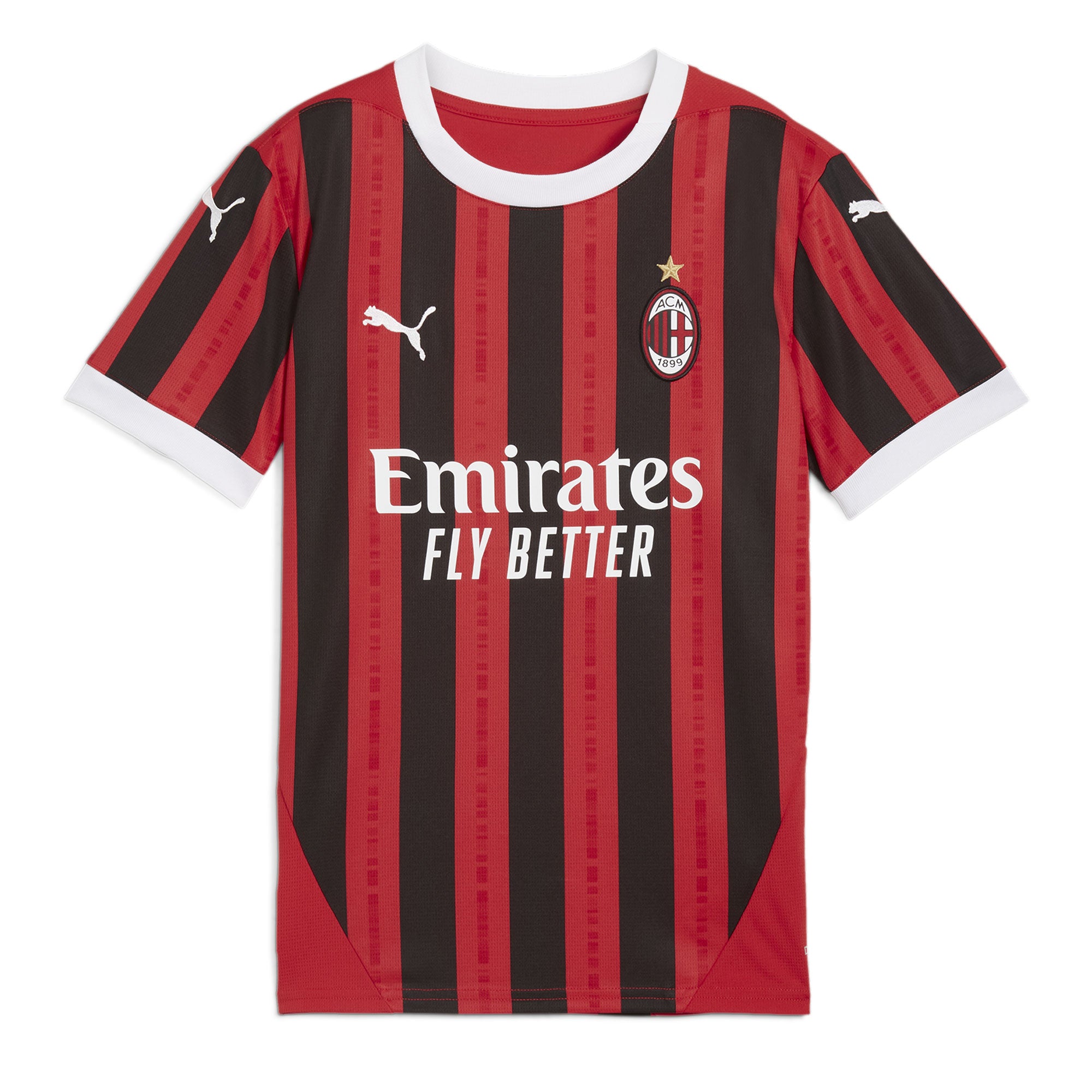 PUMA Kids AC Milan 2024/25 Home Jersey Red/Black、mySite、bottomscart