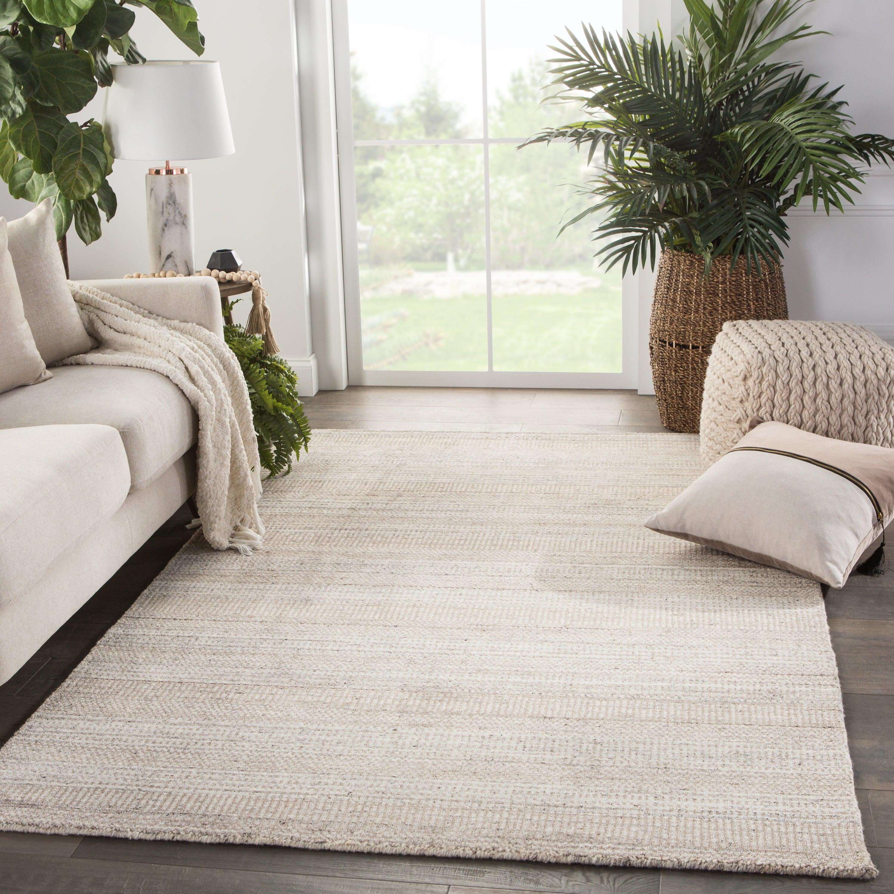 Minuit Handmade Geometric Gray Tan Area Rug、mySite、gigharbornorthrealestate