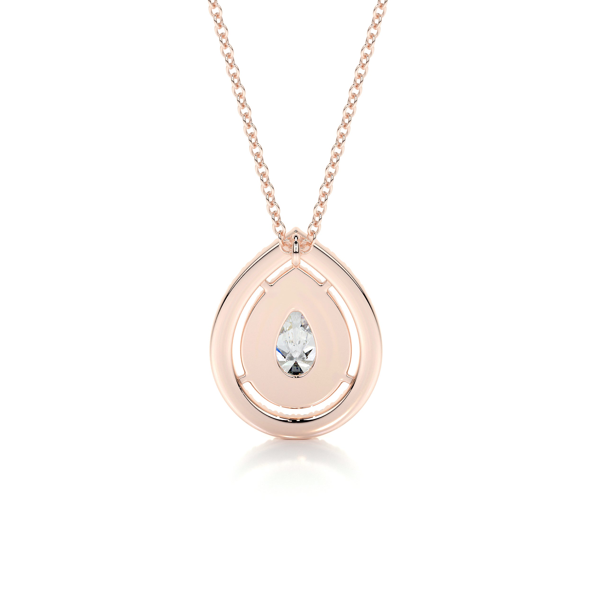 Averi Diamond Pendant -14K Rose Gold、mySite、hinf8tx79