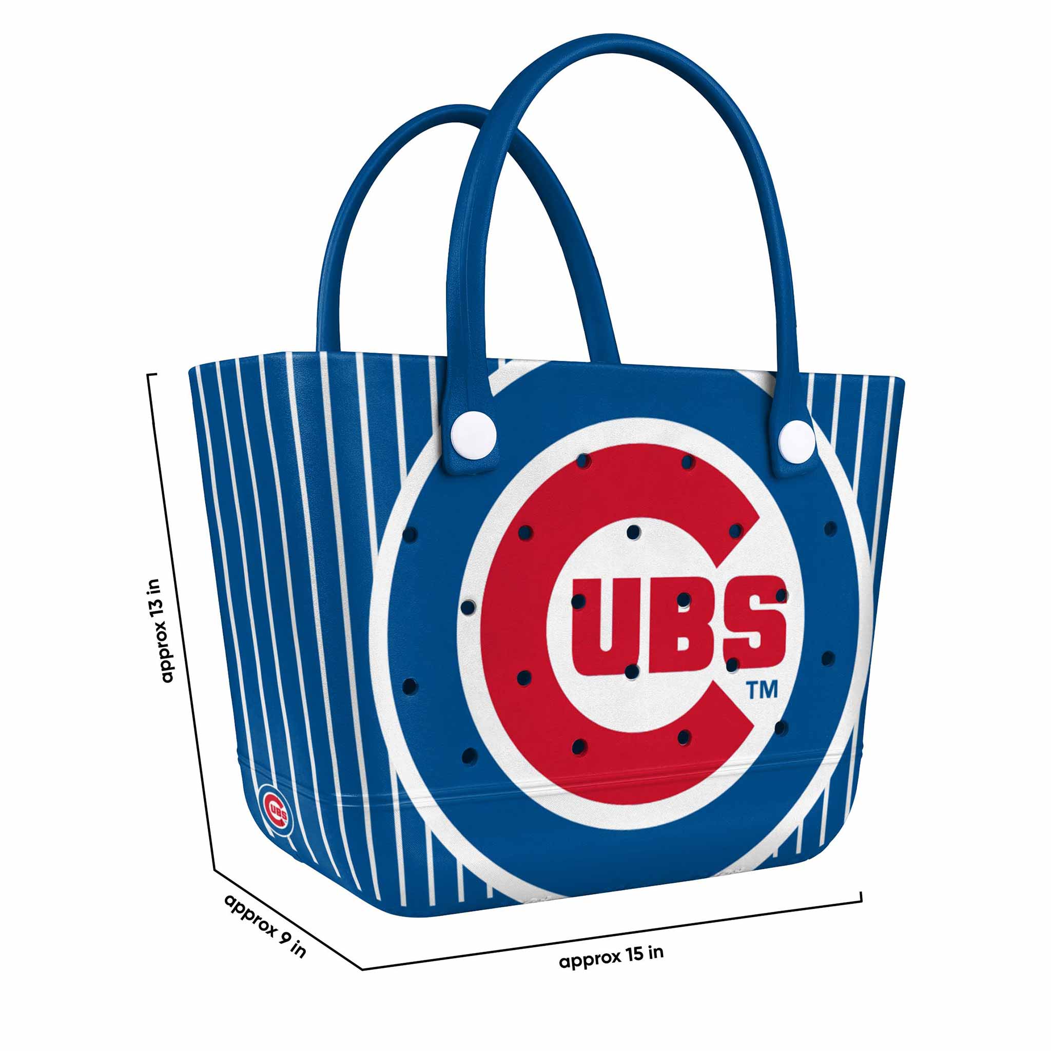Chicago Cubs Pinstripe Tailgate Tote Bag、mySite、vikingsvslions