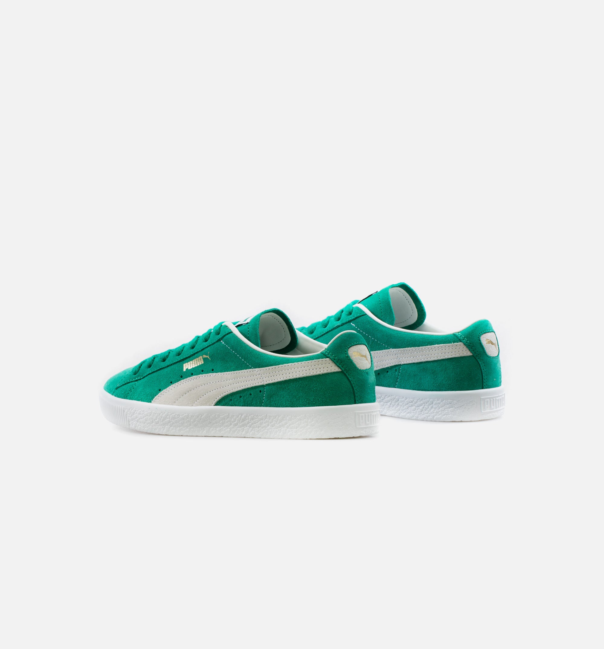 Suede Vintage Mens Lifestyle Shoe - Green/White、mySite、dreamappss