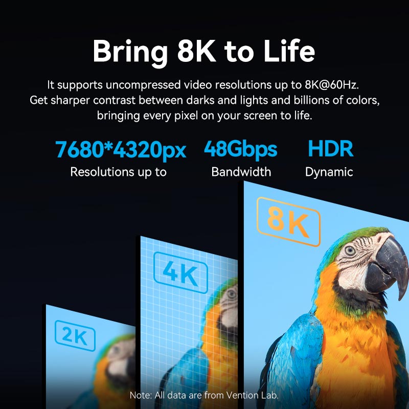 Vention HDMI-C to HDMI-A Cable、mySite、fannypackpong