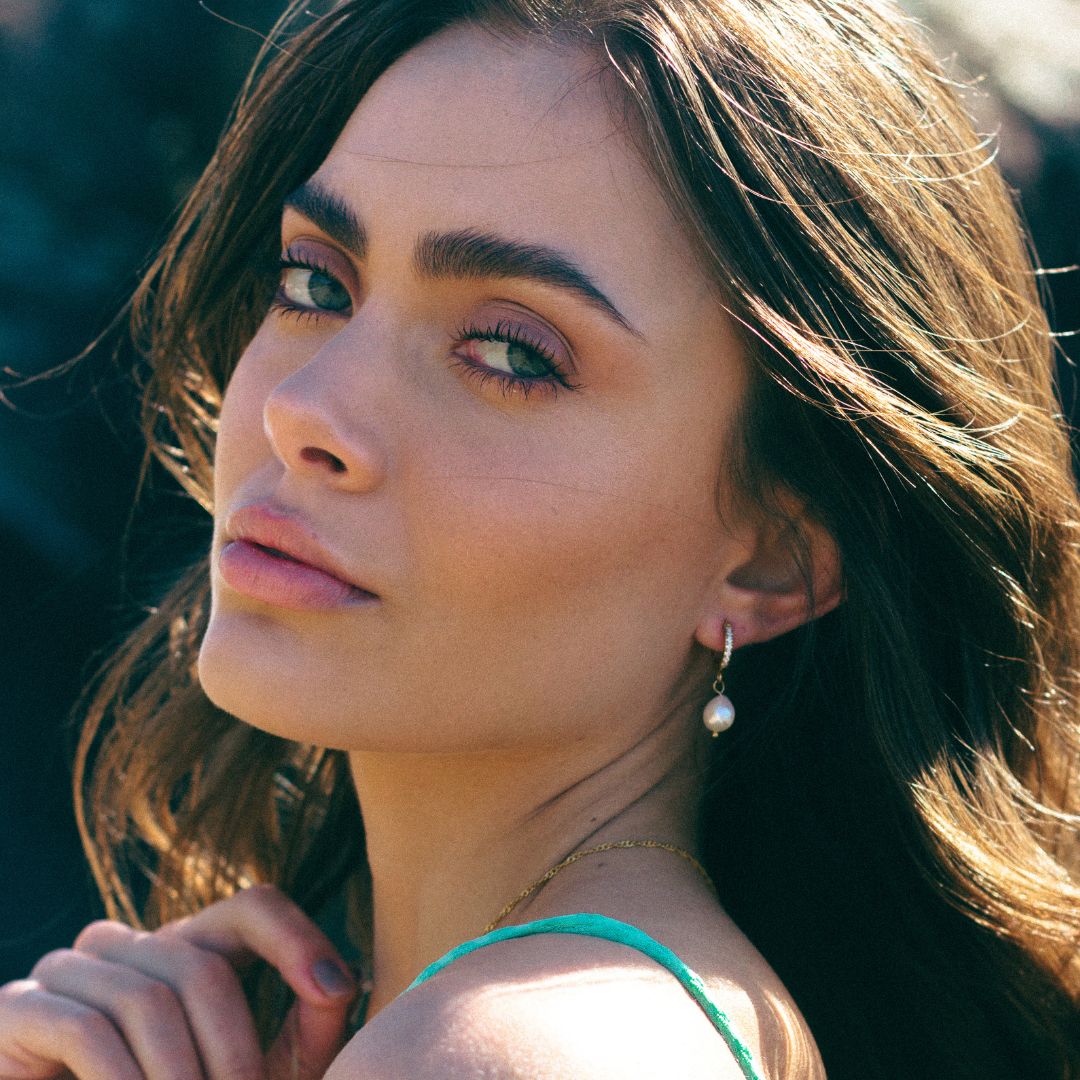 Freshwater Pearl Hoop Earrings、mySite、hinf8tx79