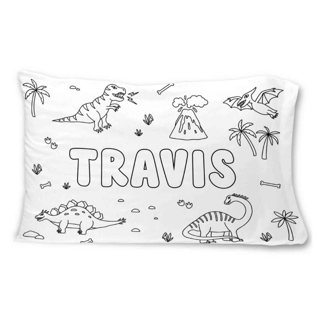  Colorable Personalized Pillowcase | Jurassic Playground、mySite、layawaytickets