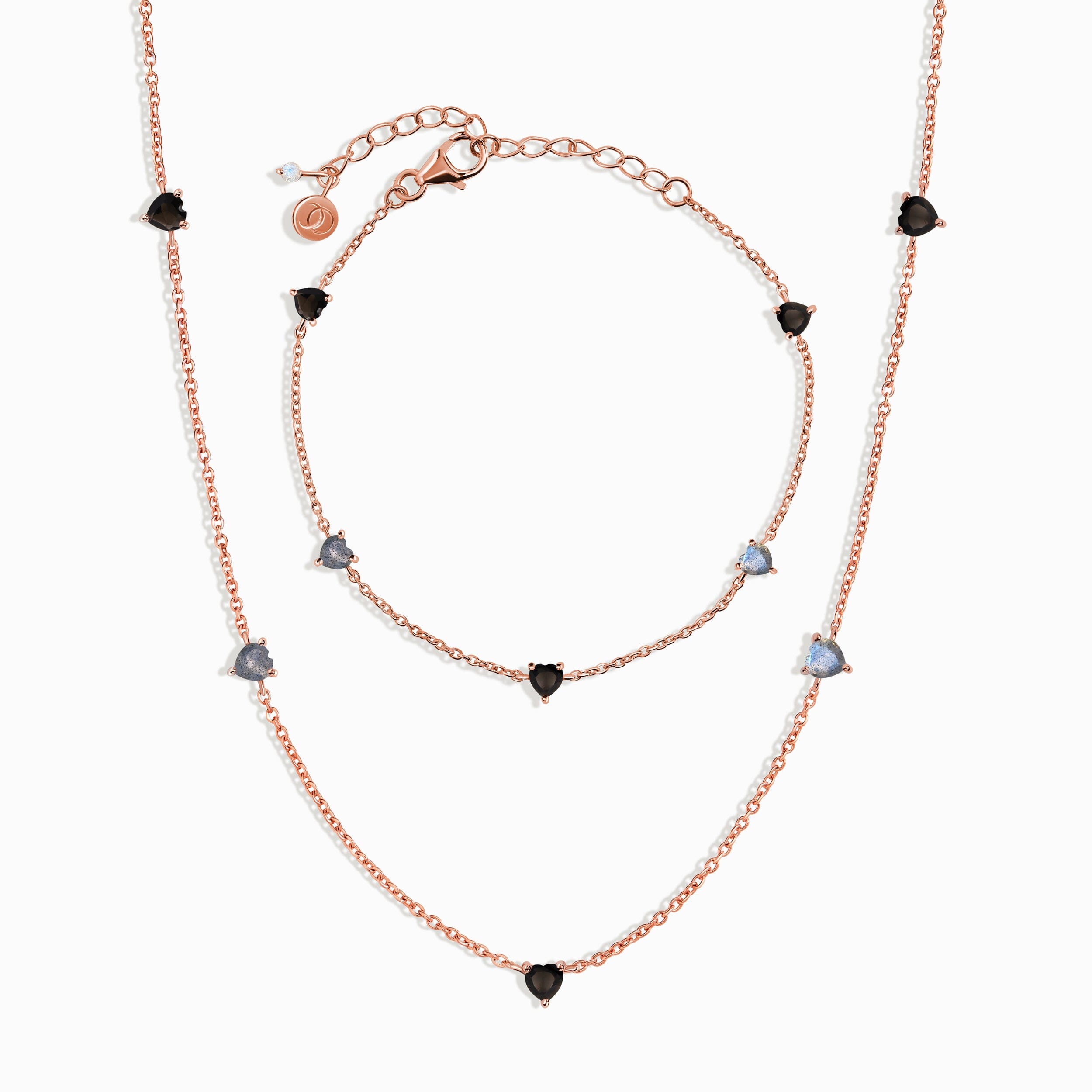 Black Obsidian Labradorite Crush On You Bracelet & Necklace、mySite、hinf8tx79