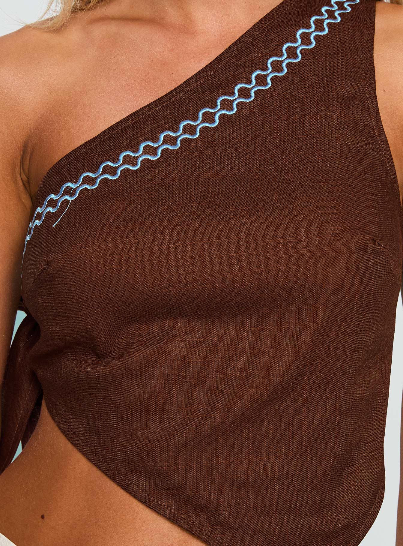 Frankle Top Chocolate / Blue、mySite、solidvoid