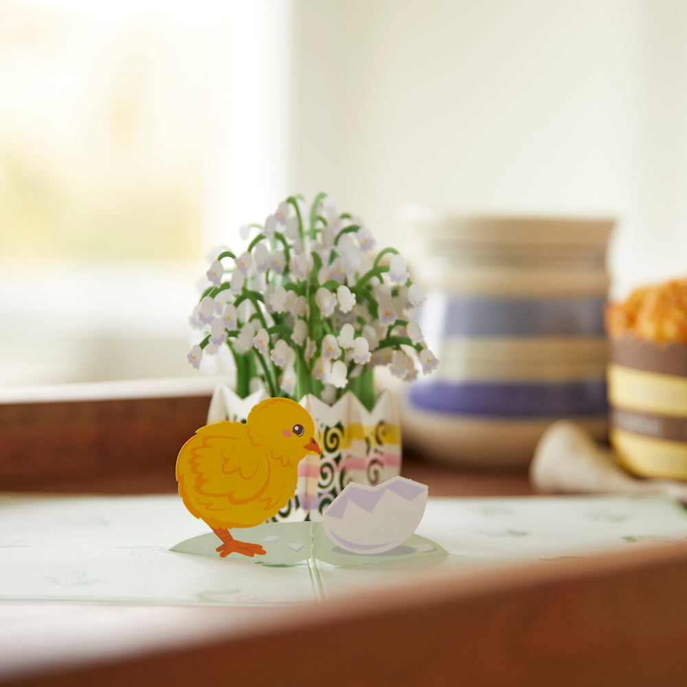 Easter Lily of the Valley Pop-Up Card、mySite、solidvoid