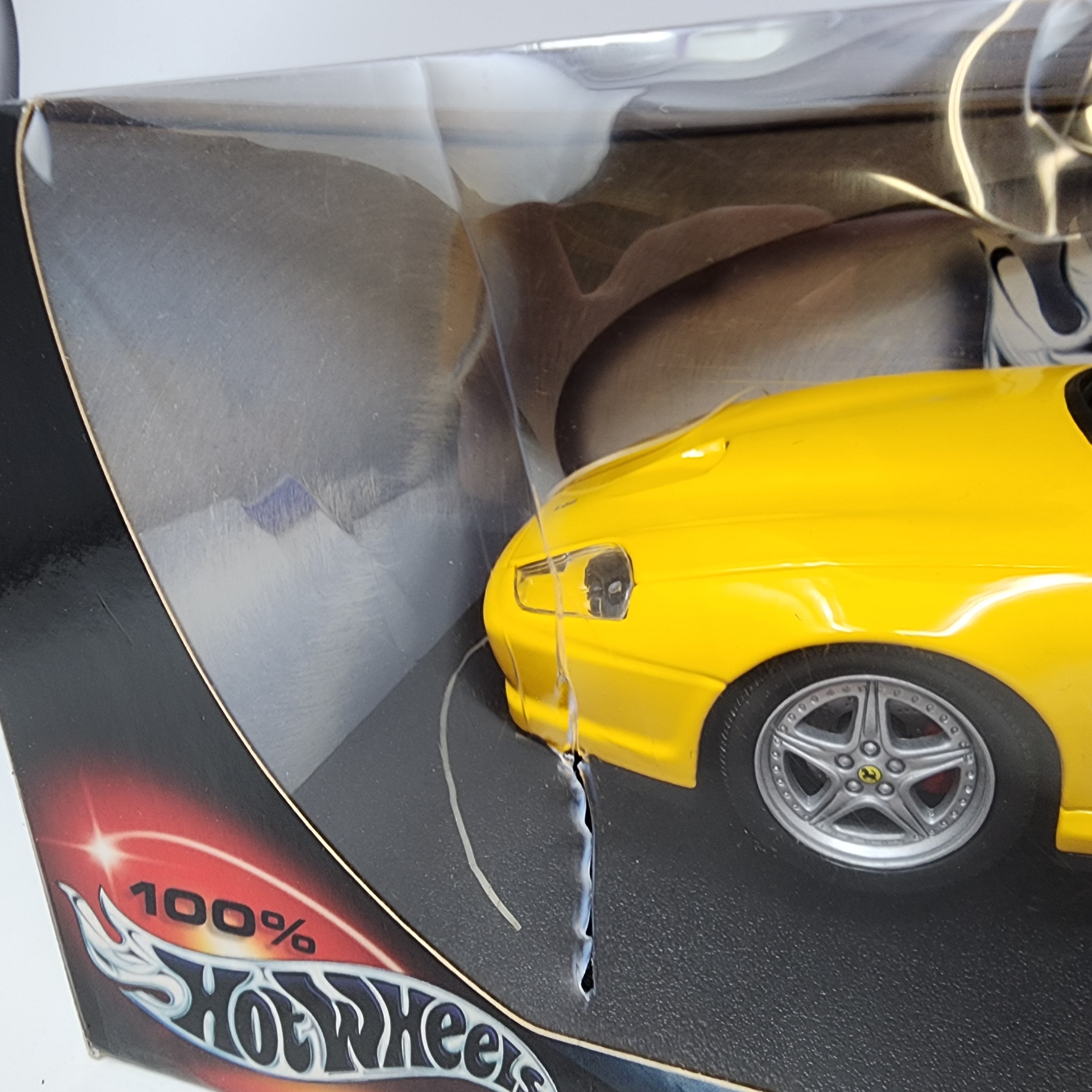 Ferrari 550 Barchetta Pinninfarina * Yellow * 100% Hot Wheels 1/18 Scale、mySite、hgirdovlk