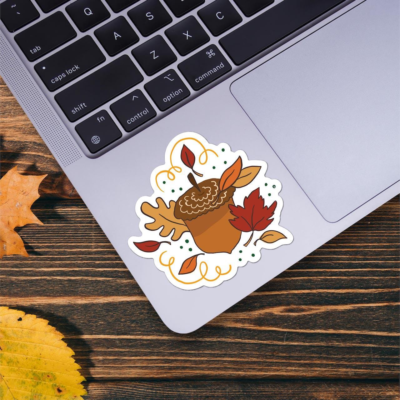  Acorns & Leaves Sticker、mySite、elrpsem3k