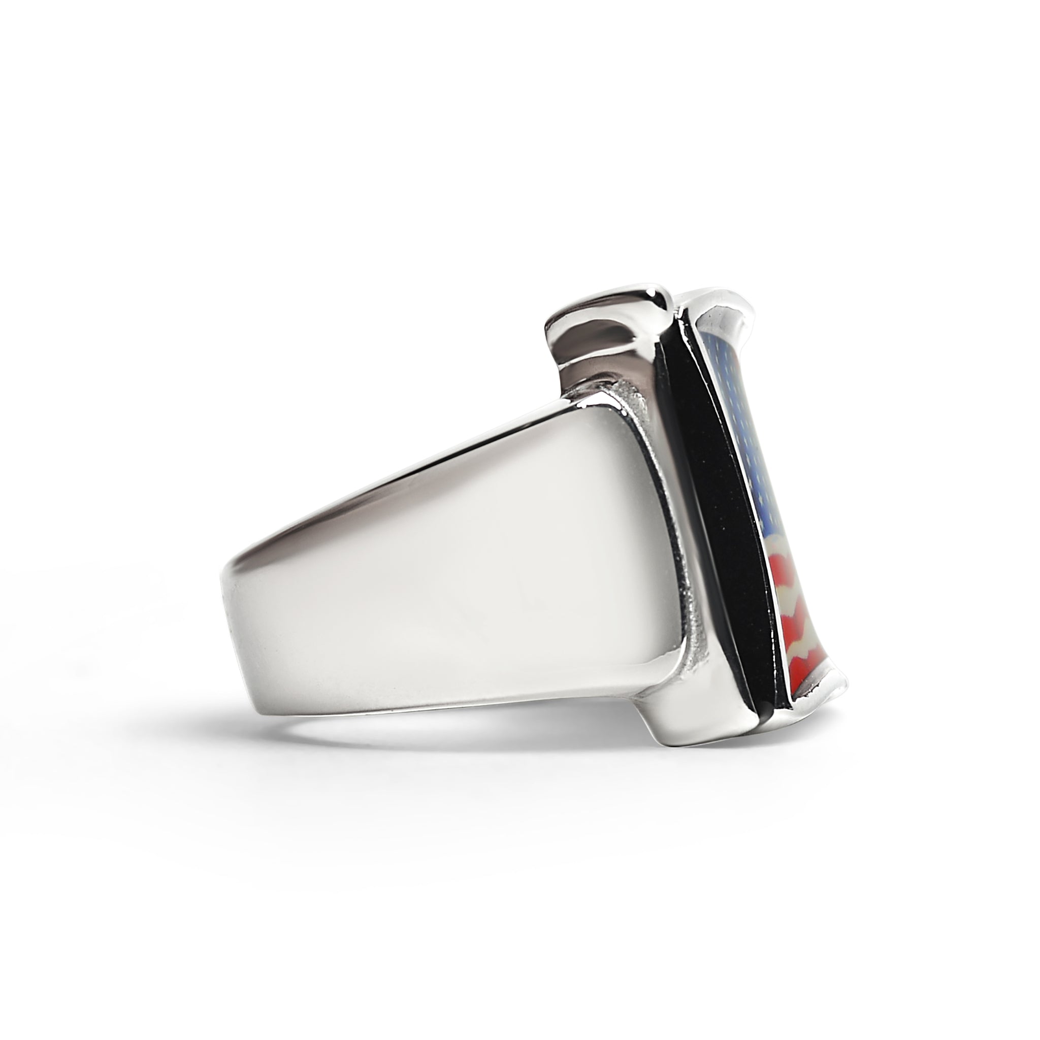 Stainless Steel USA Flag Ring / FLG0001、mySite、dreamappss