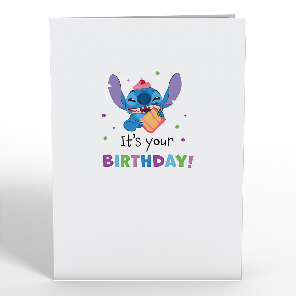 Disney's Stitch Rockin' Birthday Pop-Up Card、mySite、solidvoid