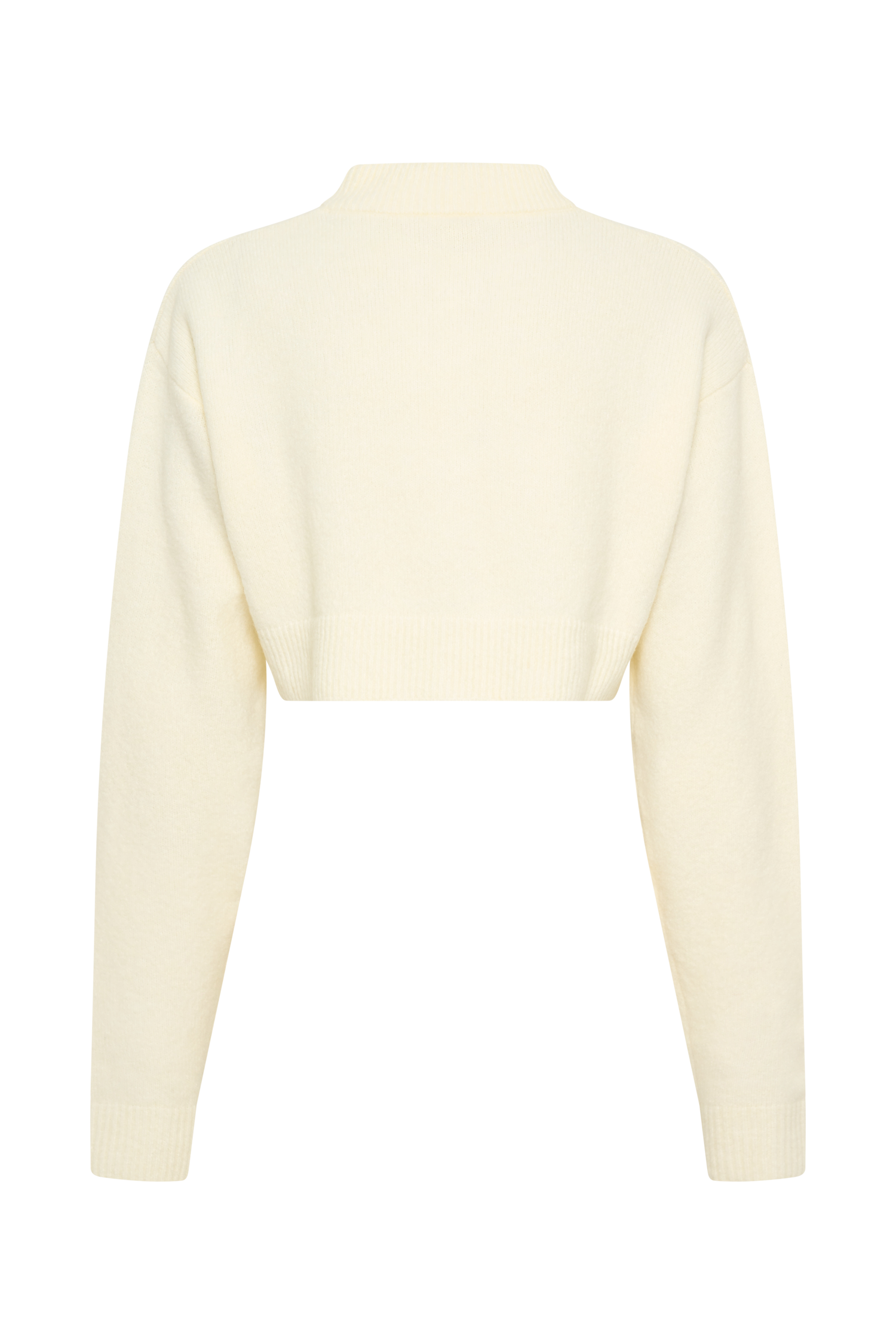 Shelby Knit Cardigan - Ivory Marle、mySite、solidvoid