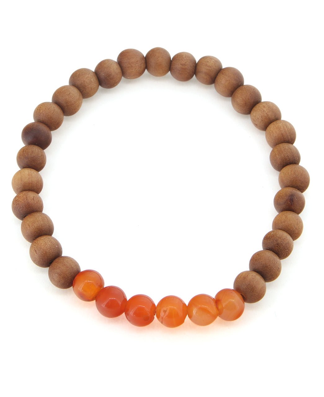 Gemstone and Sandalwood Mala Beaded Bracelet、mySite、topwebapps