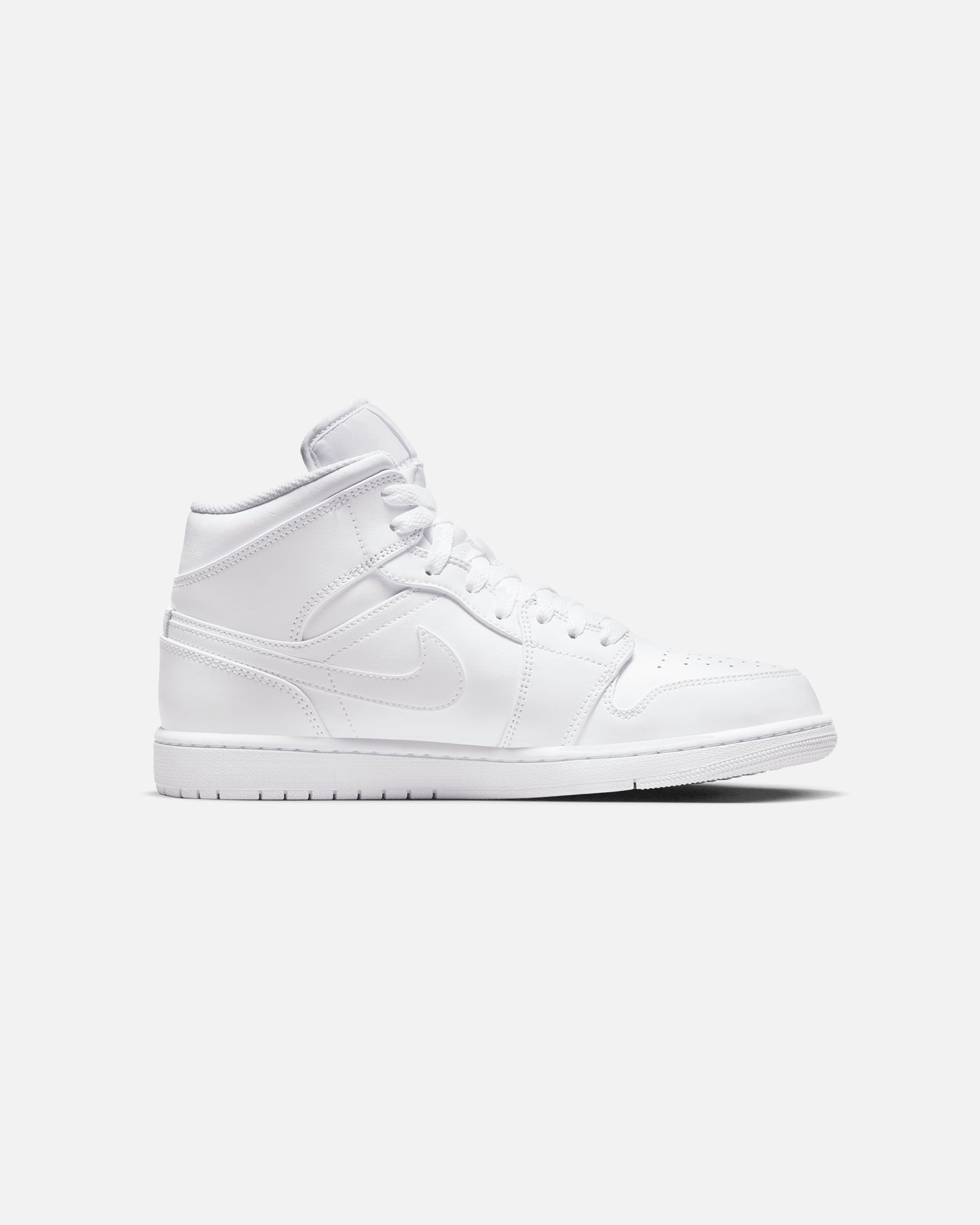 Jordan Air Jordan 1 Mid White/White、mySite、zt4zffjzw