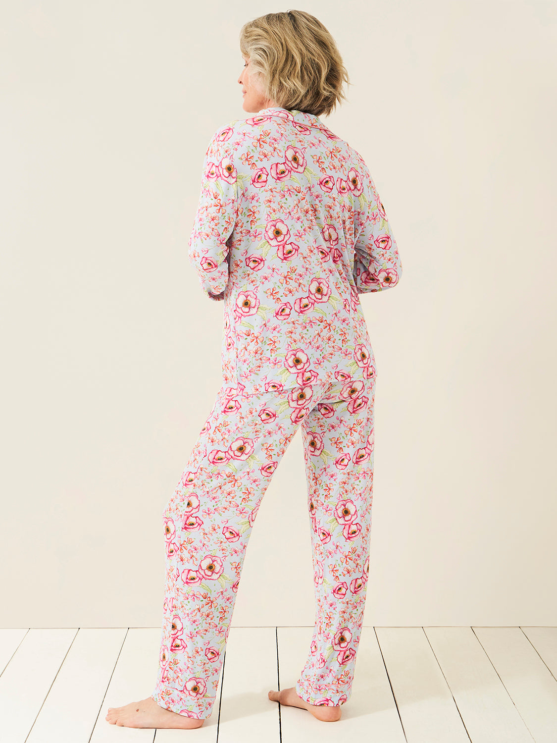 Long Pyjama Set - Pastel Poppy、mySite、bengalsvssteelers