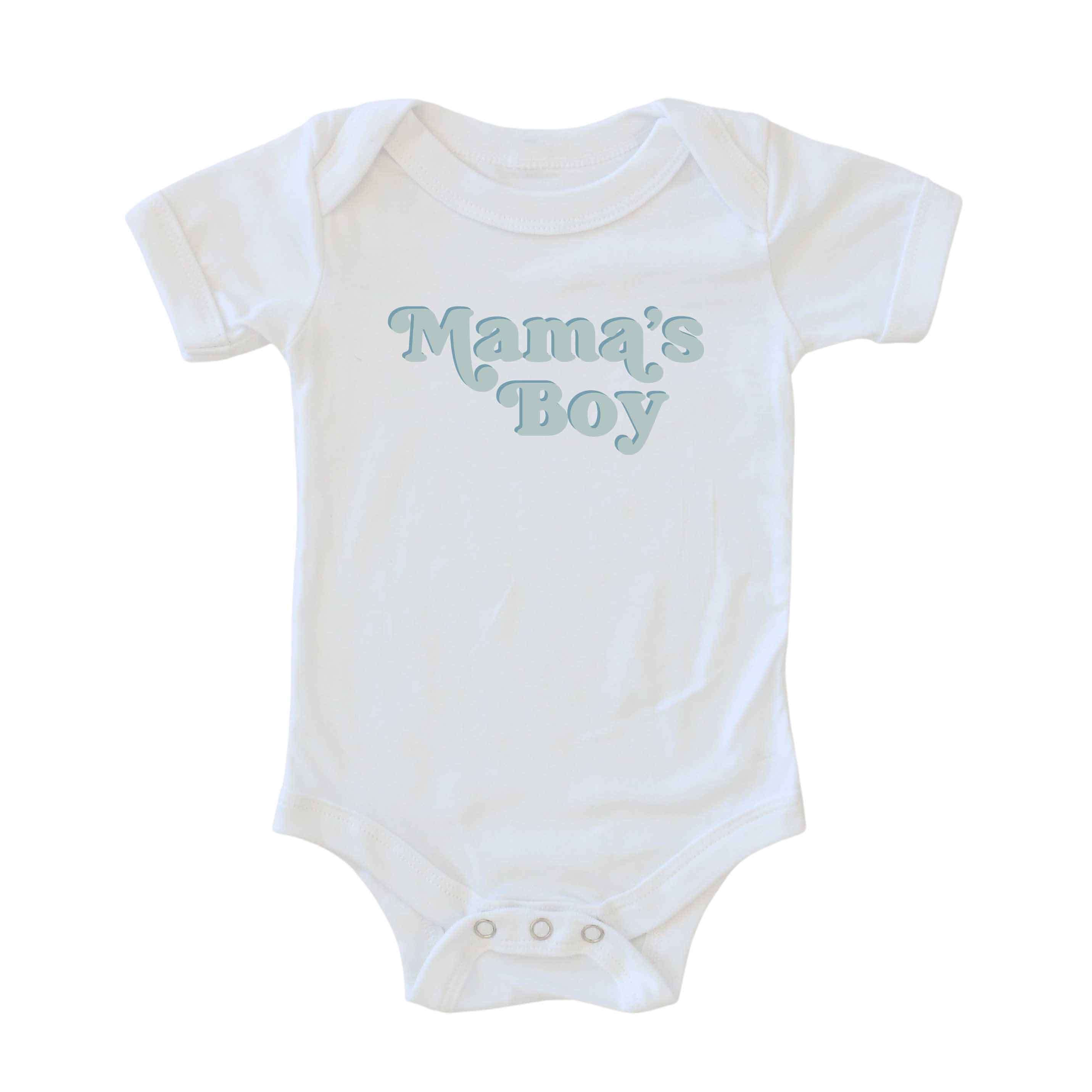 Mama's Boy Graphic Bodysuit | White、mySite、layawaytickets