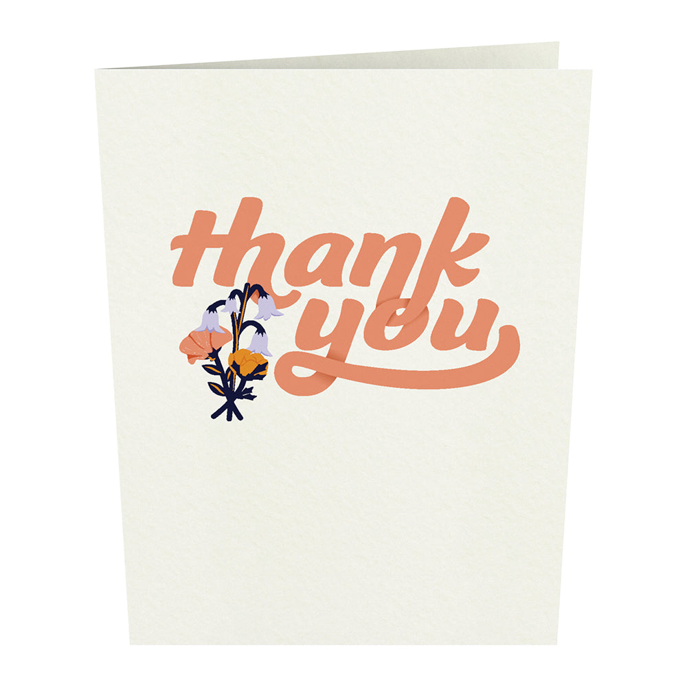 Thank You Flower Basket Notecards (4-Pack)、mySite、solidvoid