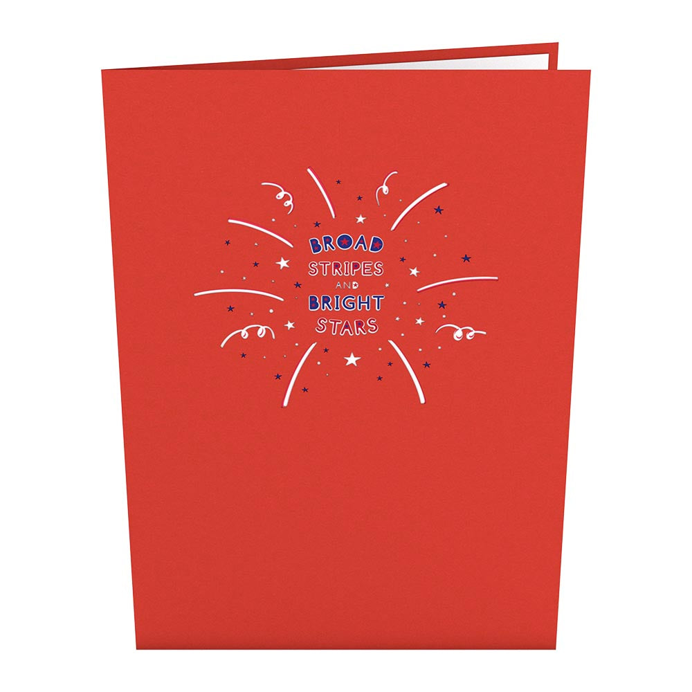 Stars and Stripes Pop-Up Card、mySite、solidvoid