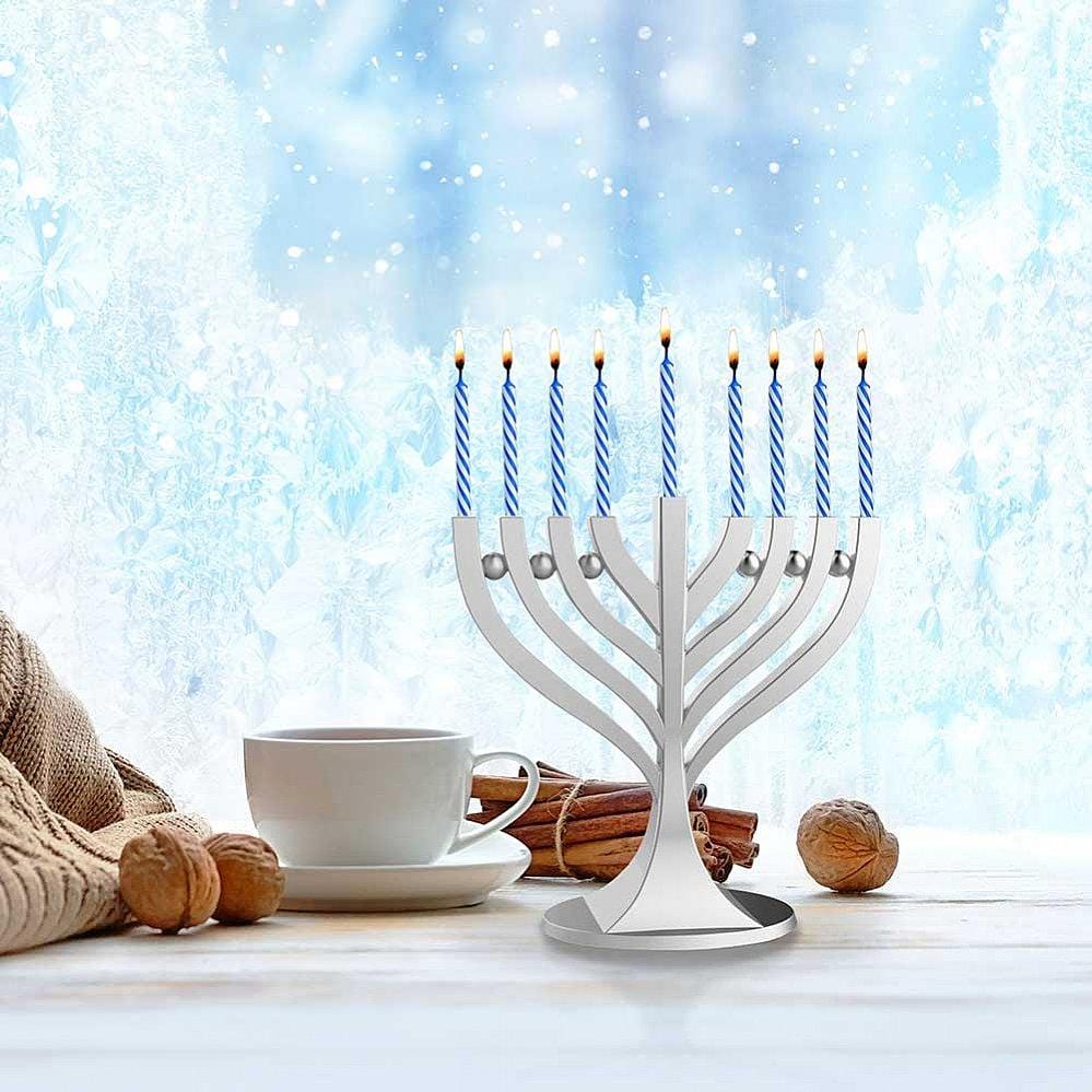 Small Classic Menorah with Birthday Candles、mySite、topwebapps