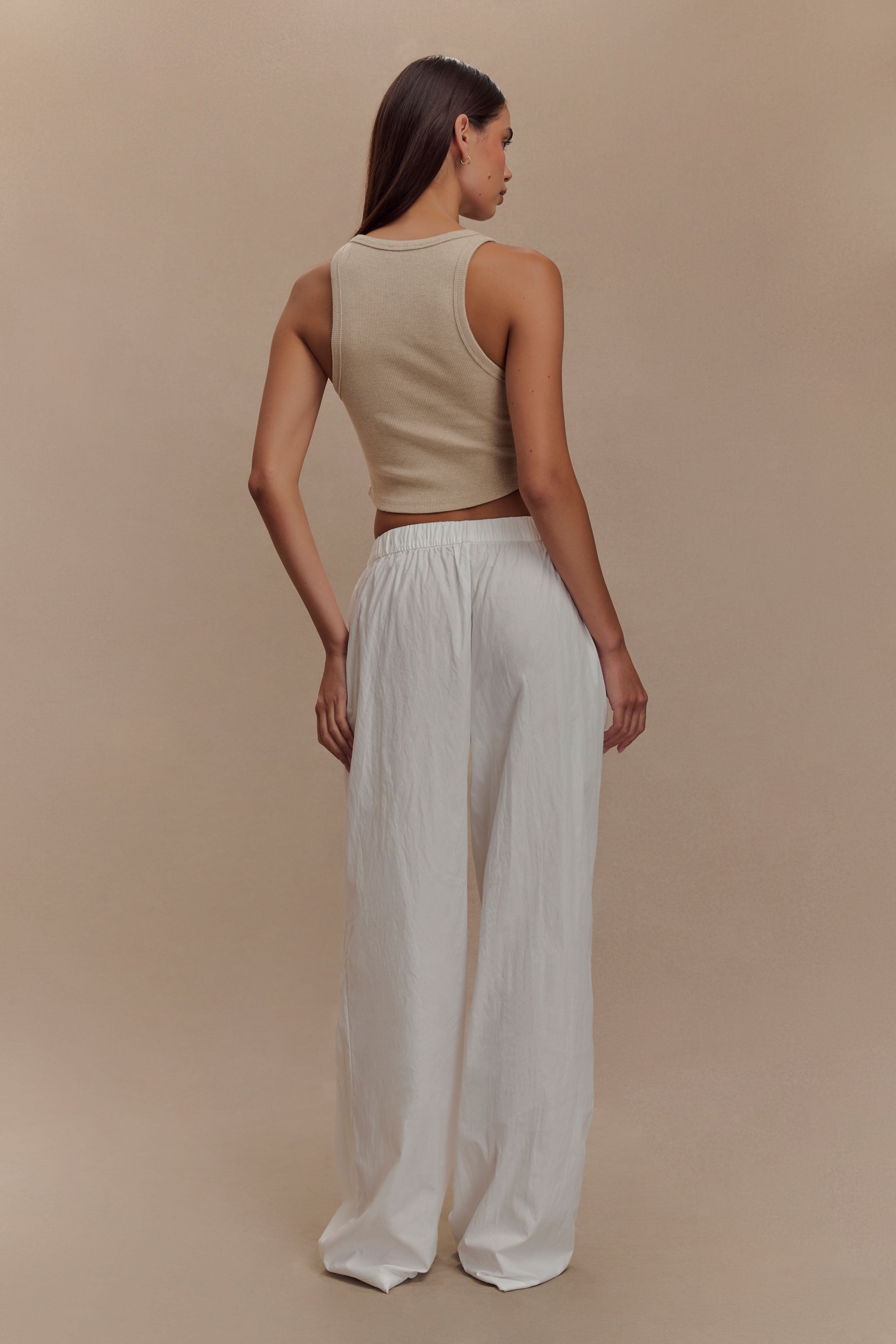 Morgana Ribbed Tank Top - Neutral Marle、mySite、solidvoid