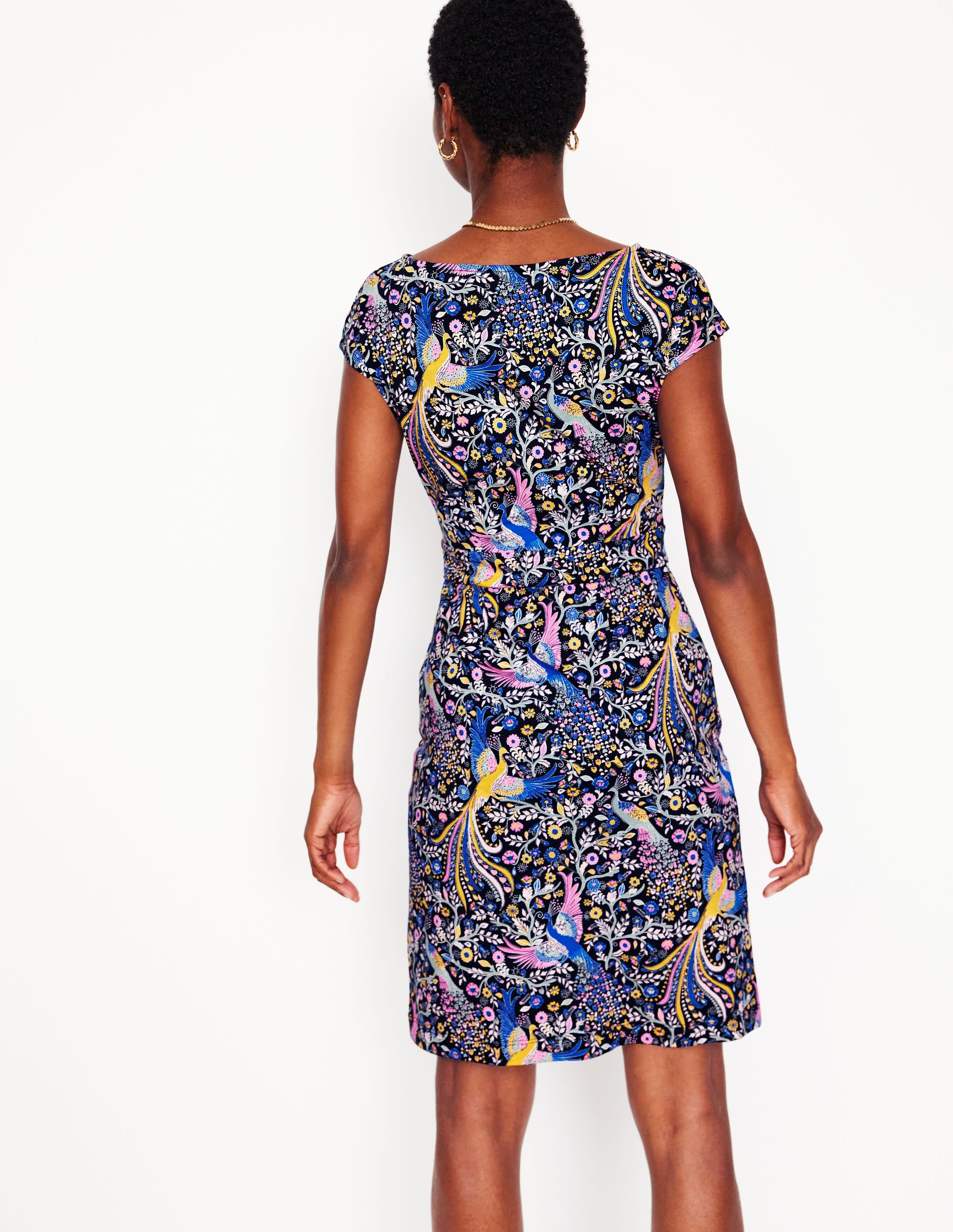  Florrie Jersey Dress-Multi, Enchanting Peacock、mySite、ashleygrahame