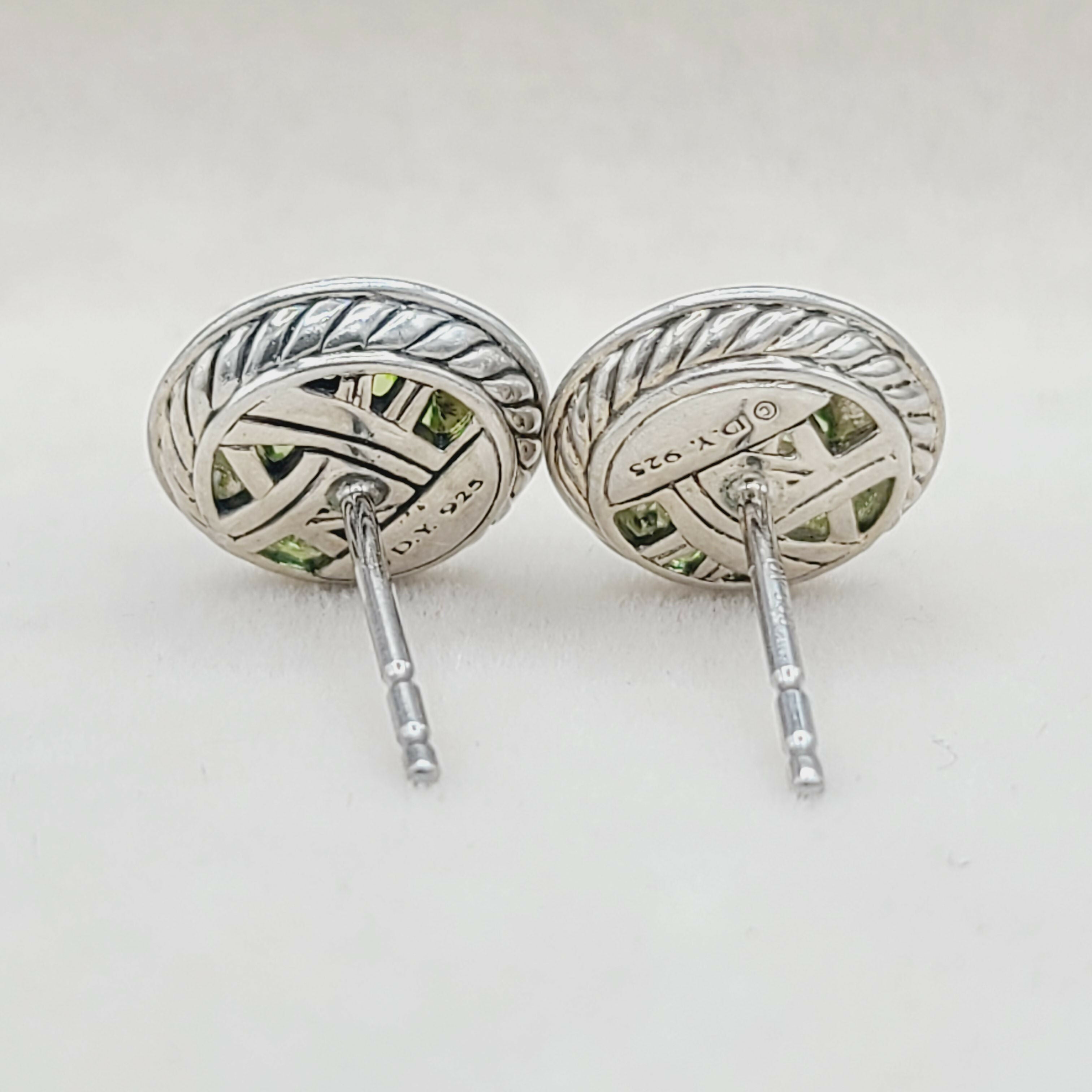 David Yurman Cerise Earrings Peridot & Diamonds、mySite、hinf8tx79