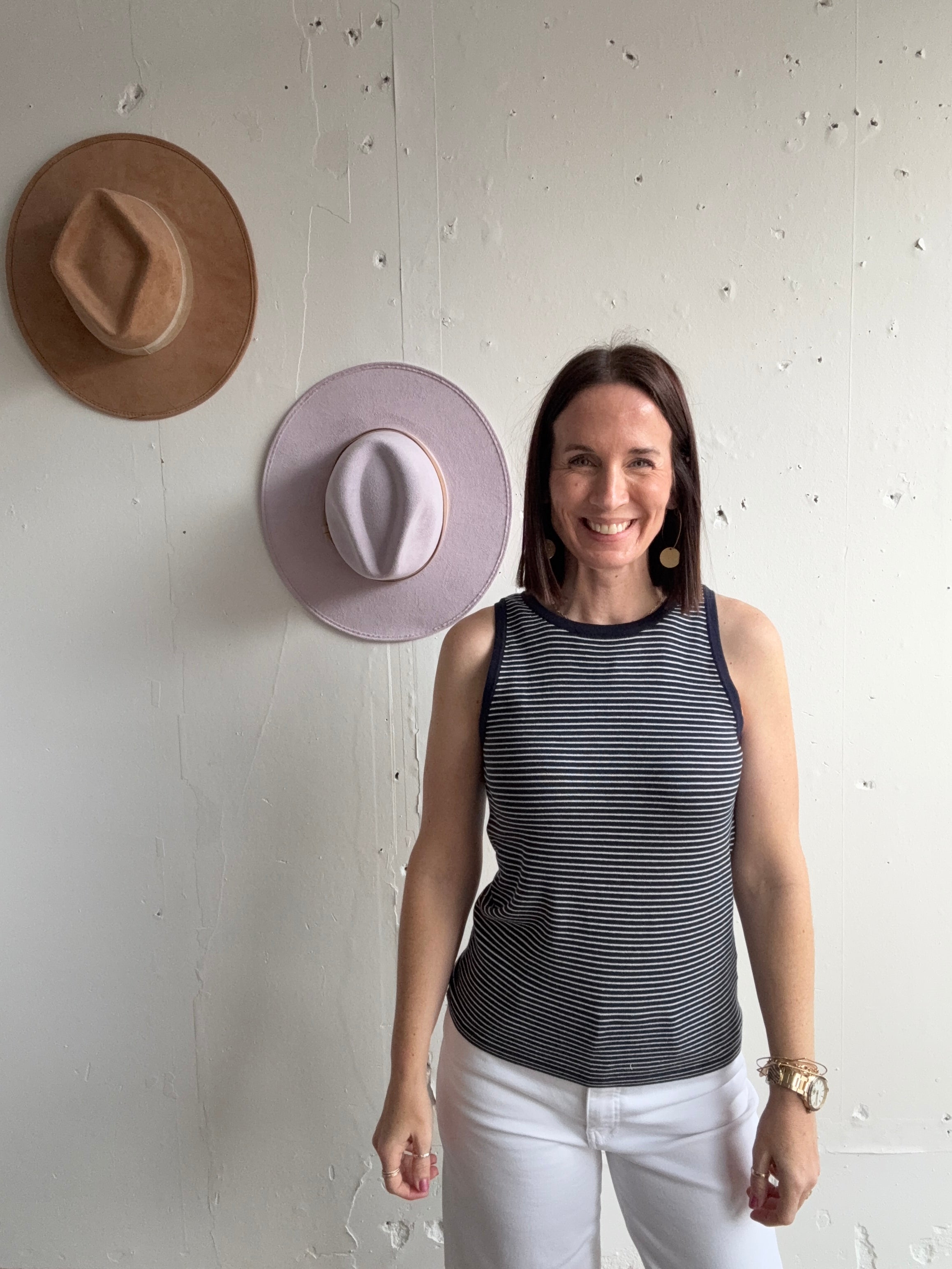 Holly’s Striped Tank、mySite、garagedoors4me