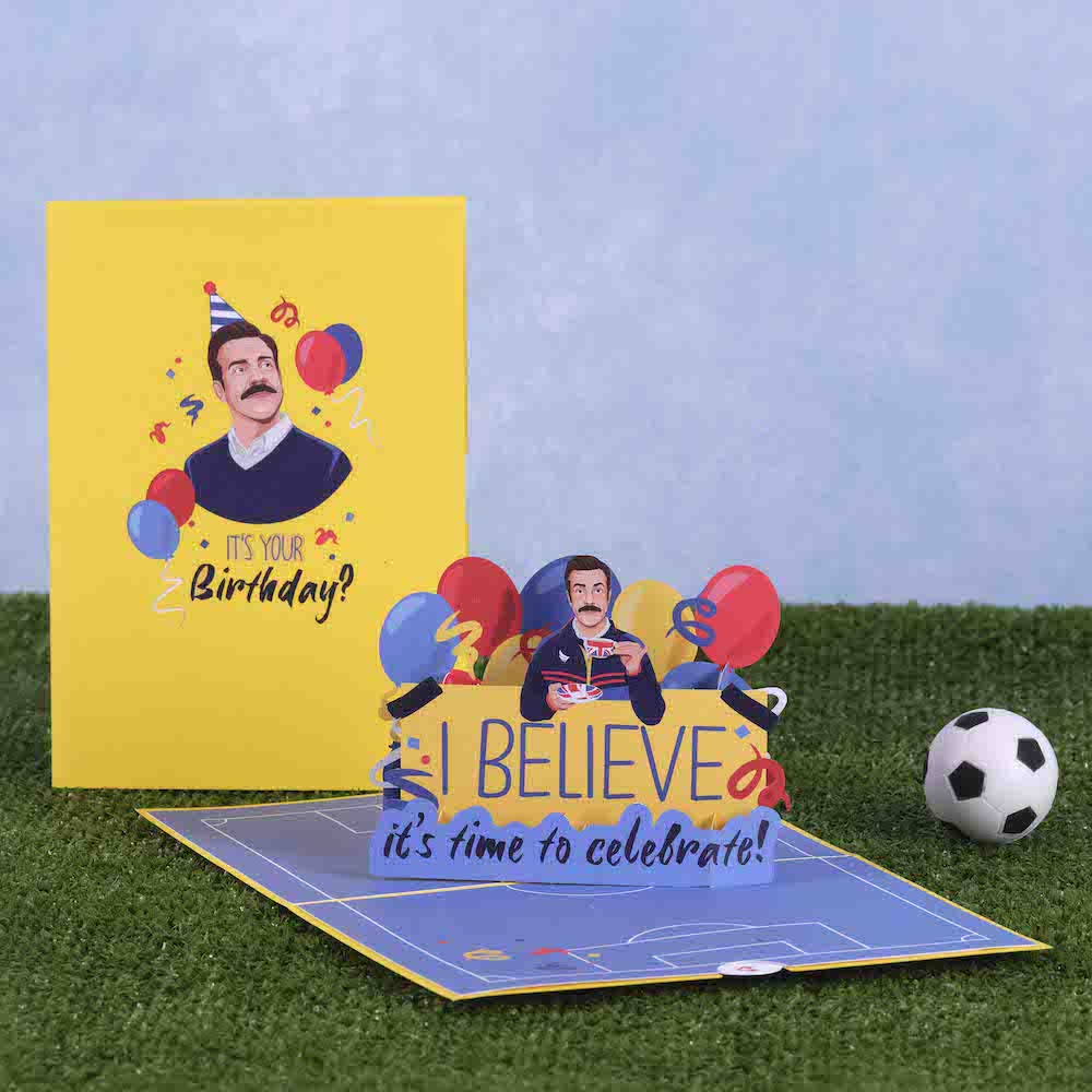 Ted Lasso I Believe Birthday Pop-Up Card、mySite、solidvoid