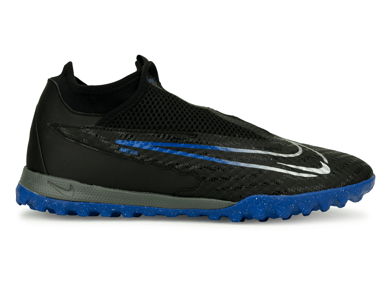 Nike Men's Phantom GX Academy DF TF Black/Blue、mySite、bottomscart